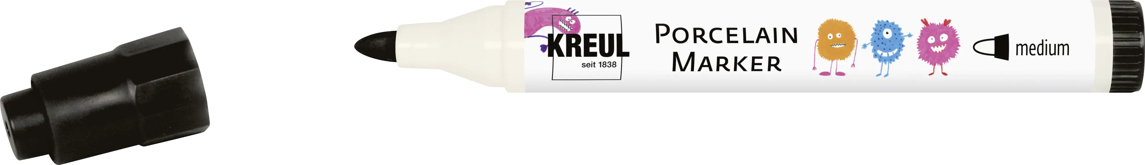 Kreul PorcelainPen easy schwarz 1 - 3 mm