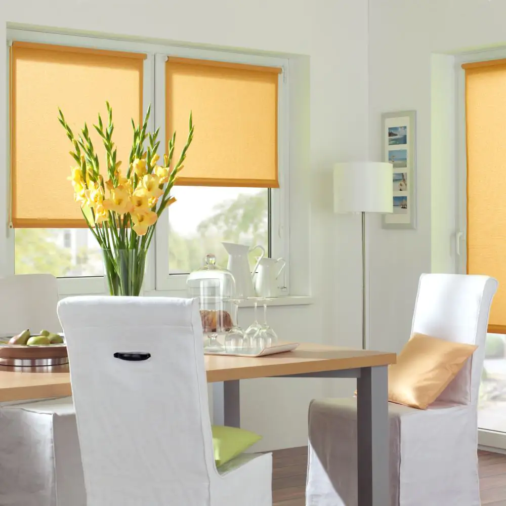 Gardinia Easyfix Rollo Uni orange 90 x 210 cm