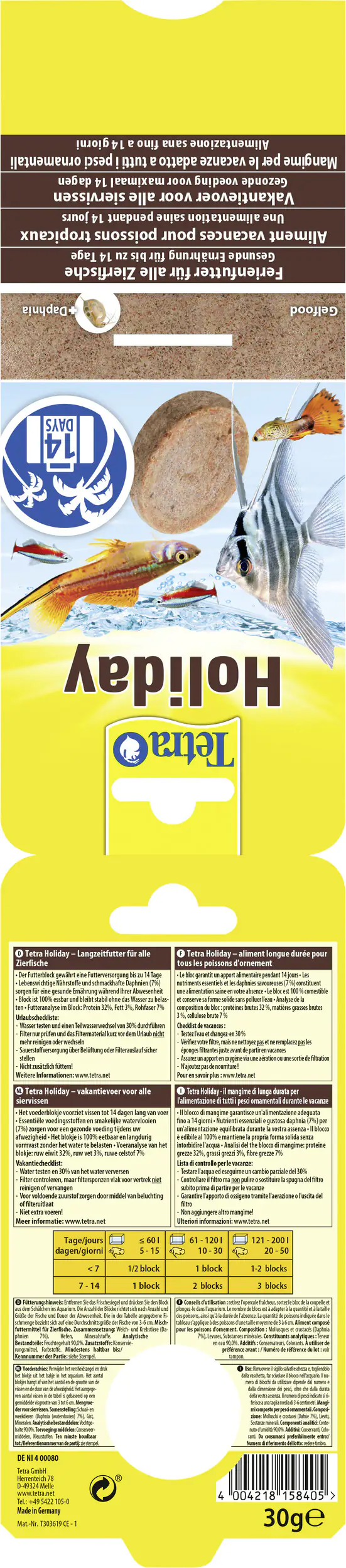 Tetra Holiday 30 g