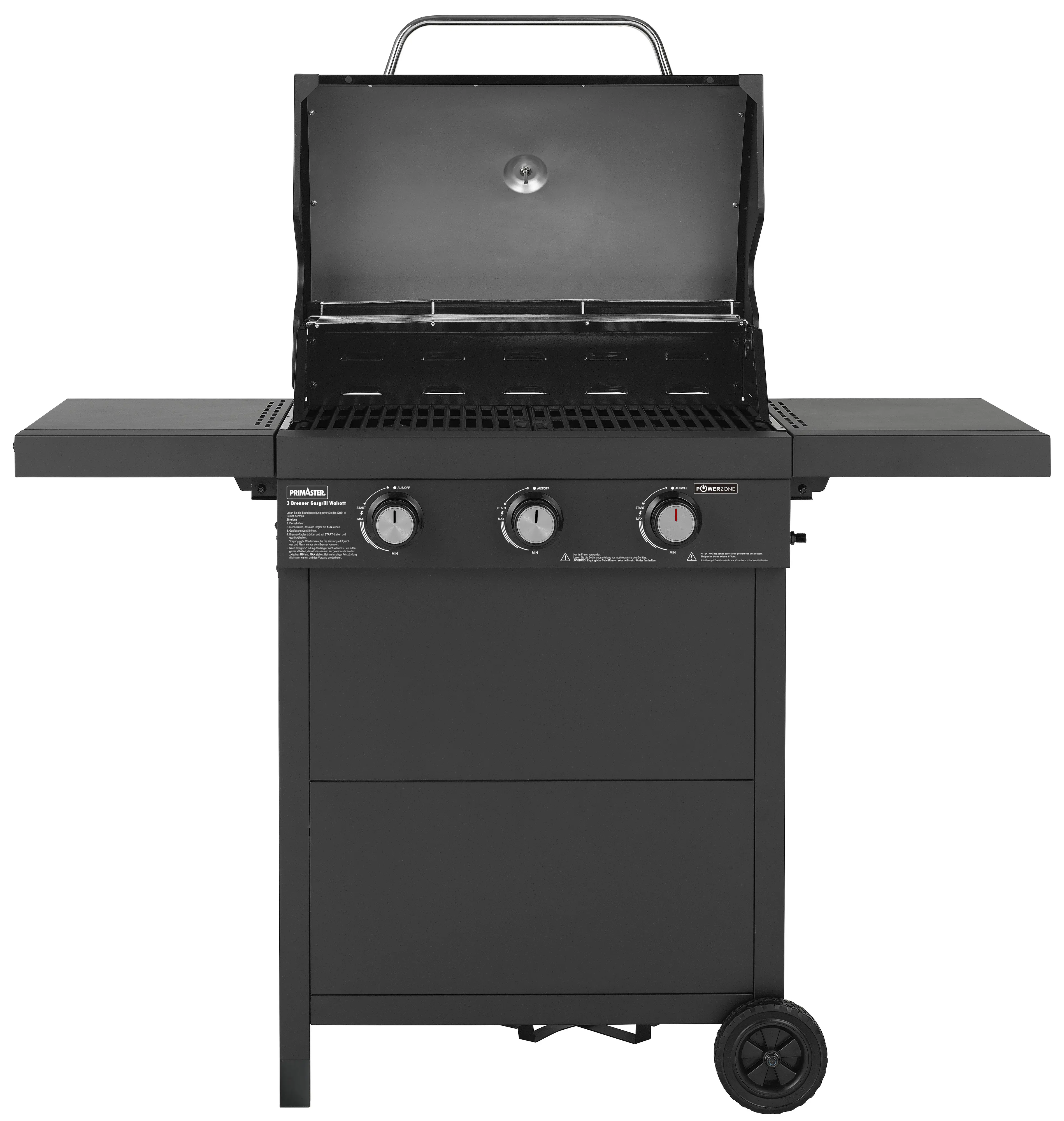 Primaster Gasgrill Walcott Grillfläche: 65 x 43 cm