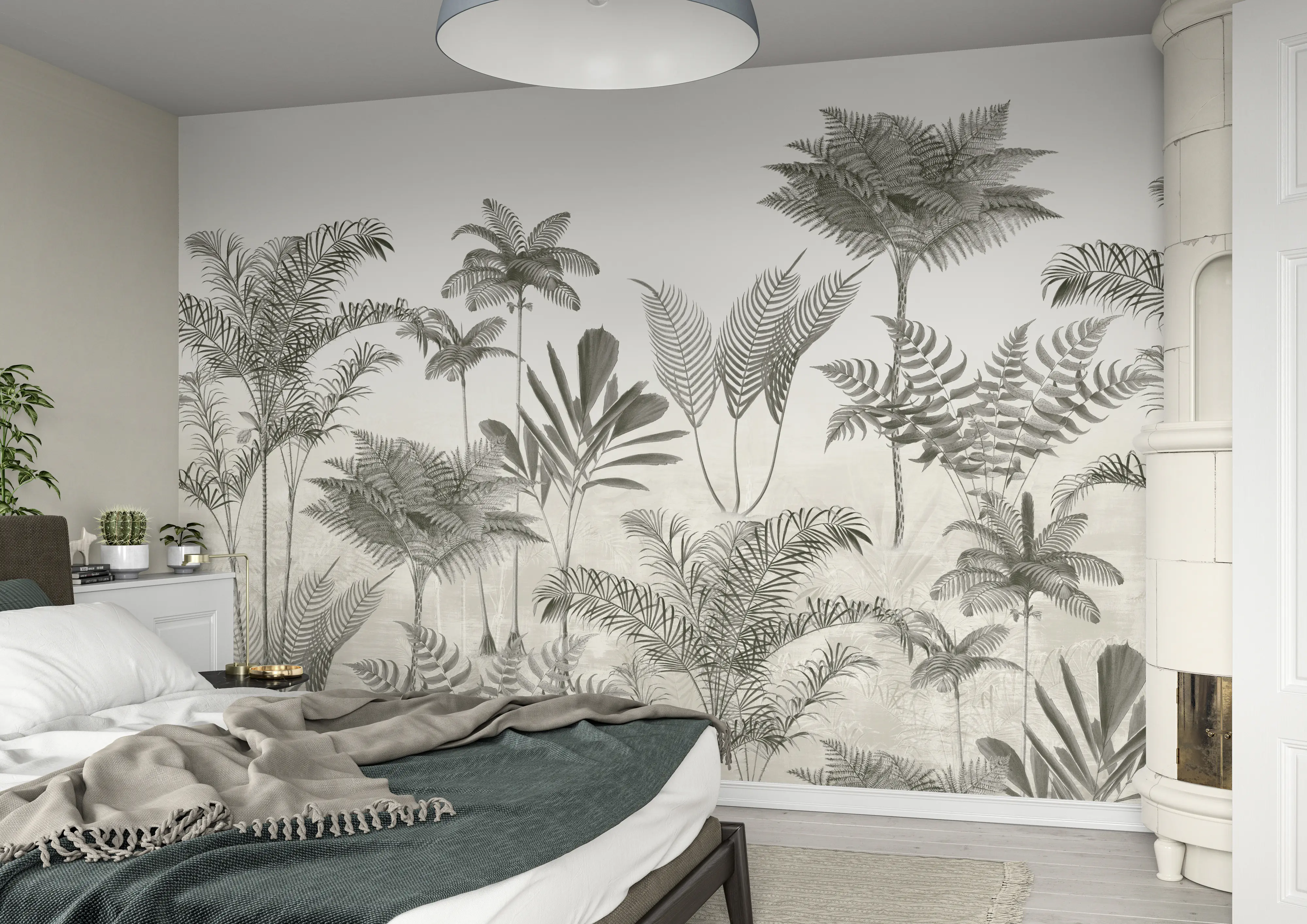 Rasch Vlies Fototapete 556193 Grau-Mittelgrau Muster & Motive 3 m x 4,24 m