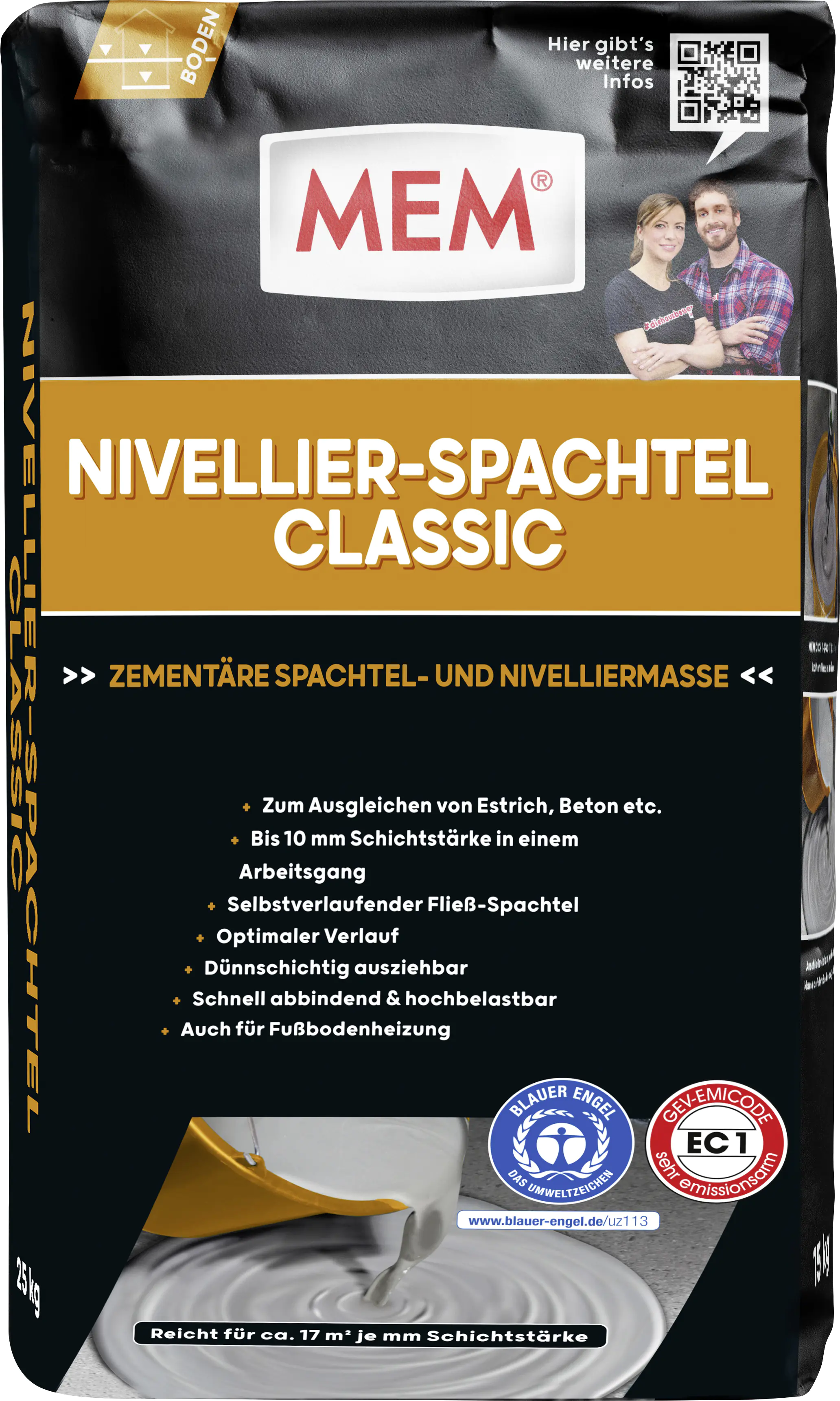 MEM Nivellier-Spachtel Classic 25 kg MEM Nivellier-Spachtel Classic 25 kg