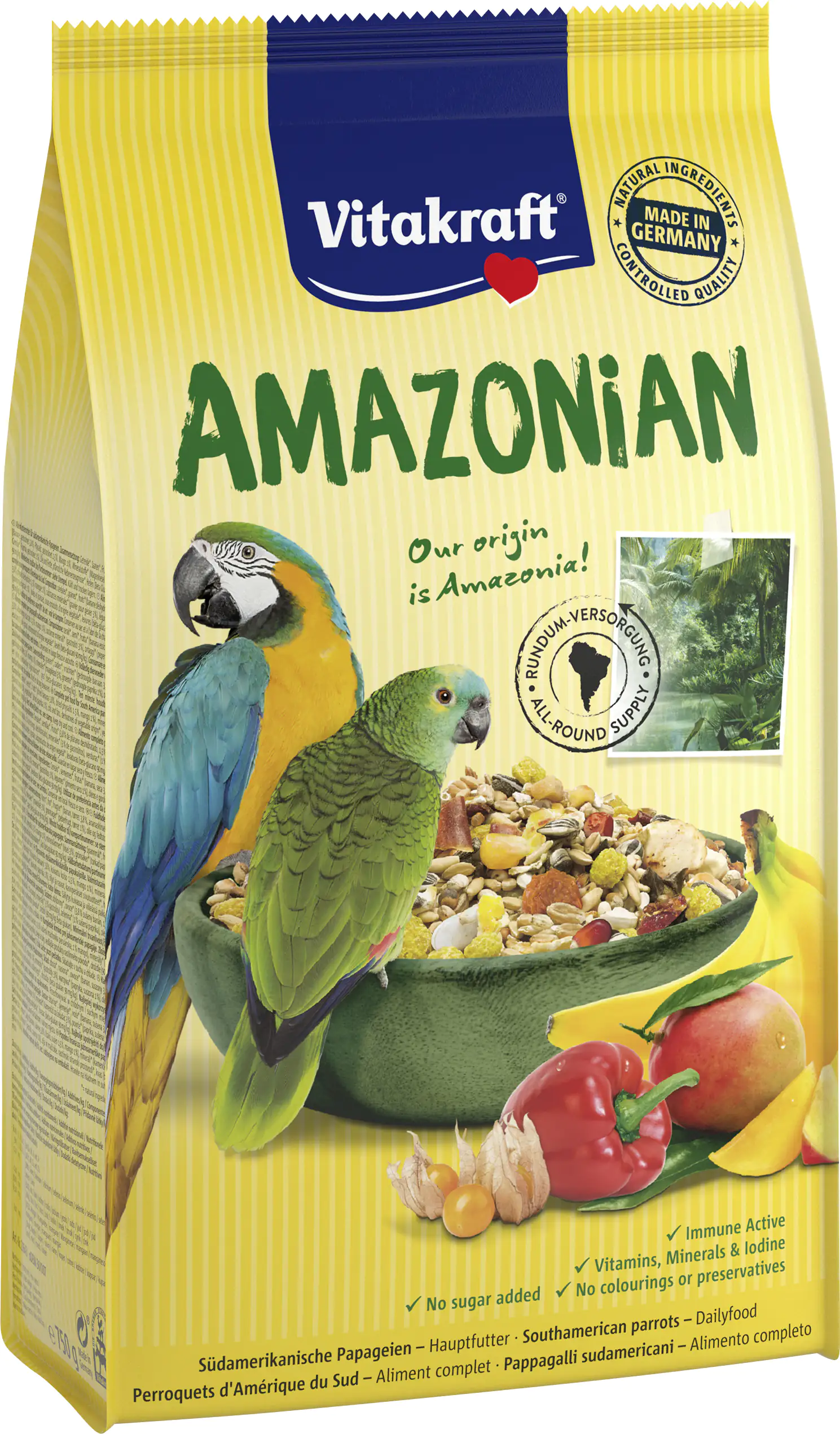 Vitakraft AMAZONIAN südamerik. PA 750 g Vitakraft AMAZONIAN südamerik. PA 750 g