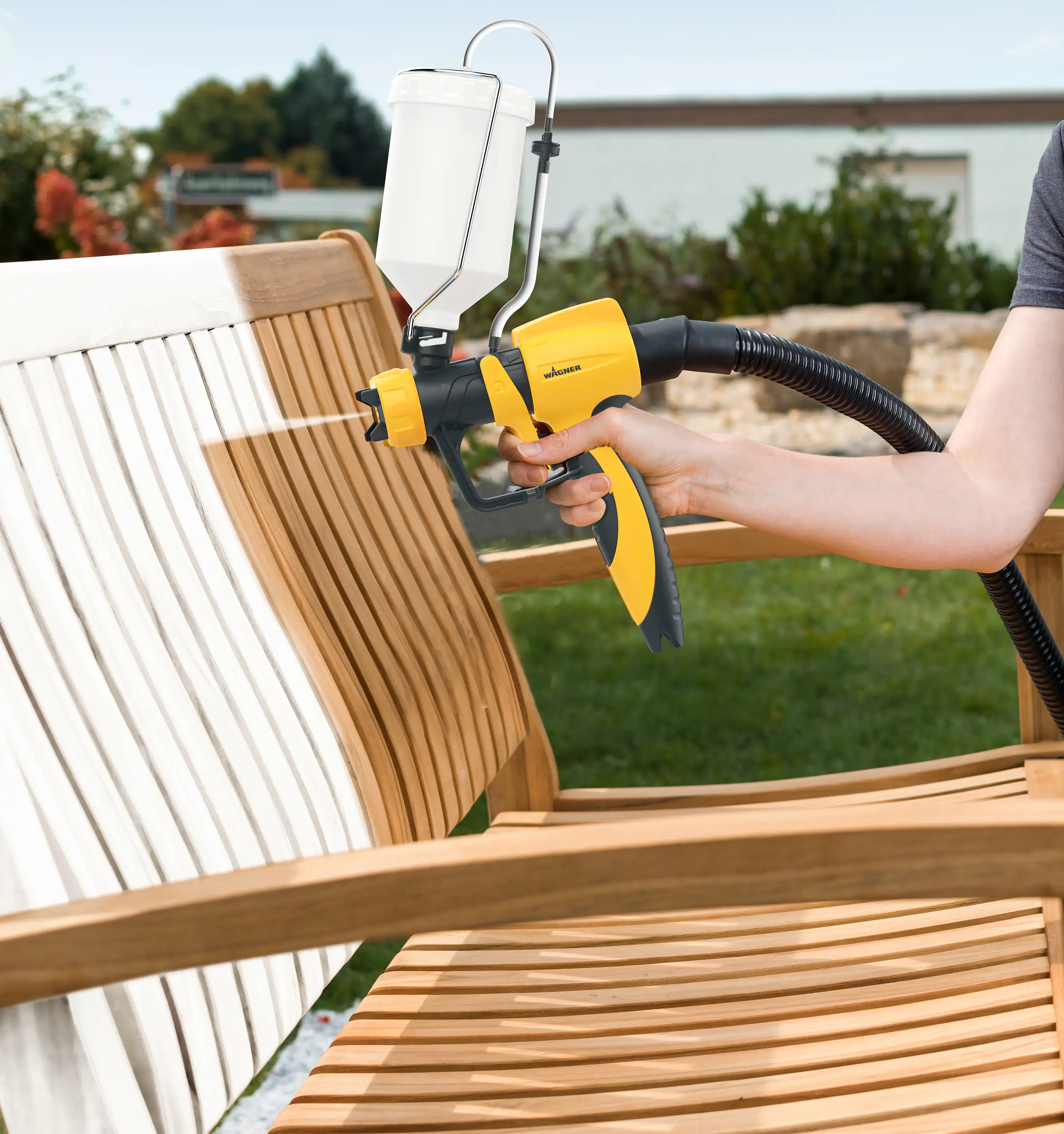Wagner Farbsprühsystem W 450 Set Wall Sprayer 460 W, 1300 ml