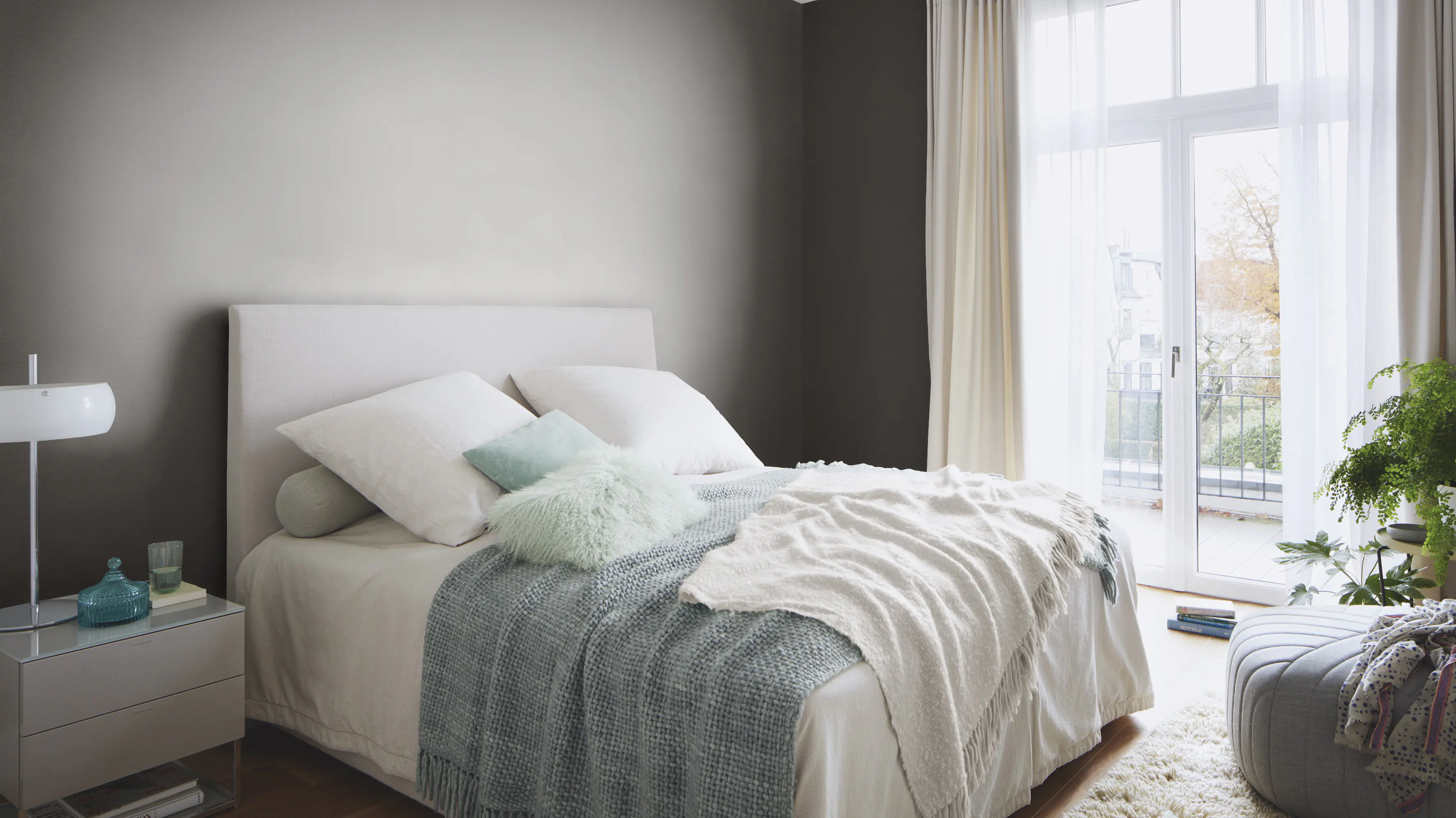 Rasch Vliestapete 555974 Schwarz-Anthrazit Uni 10,05 m x 0,53 m