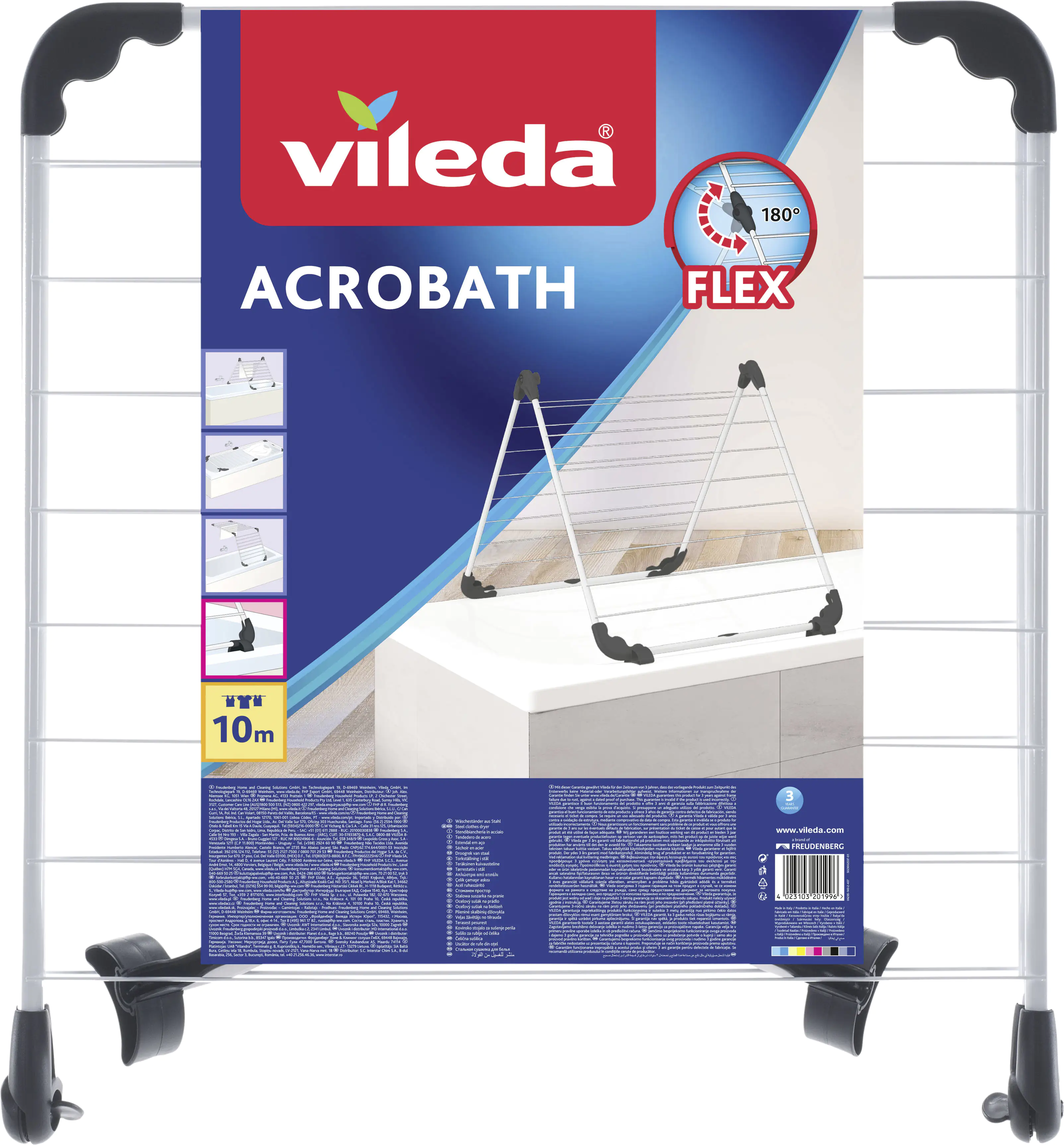 Vileda Badewannentrockner Acrobath Vileda Badewannentrockner Acrobath