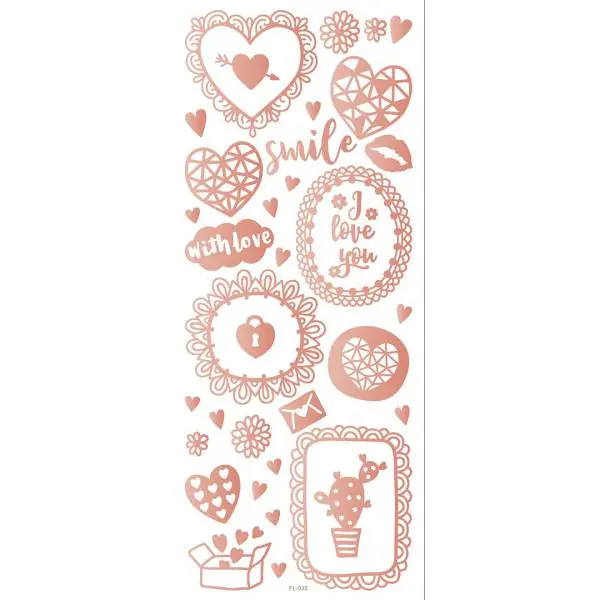 Relief-Sticker Basic 10 Blatt