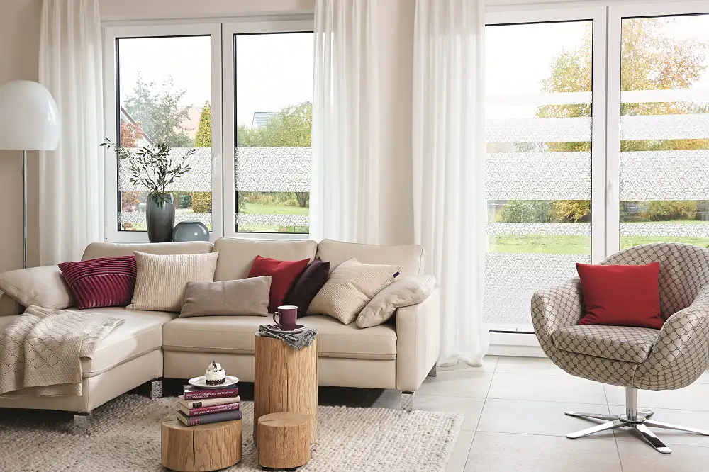 d-c-fix® Folie Static Window Stripes Sunrise 30 x 200 cm, transparent