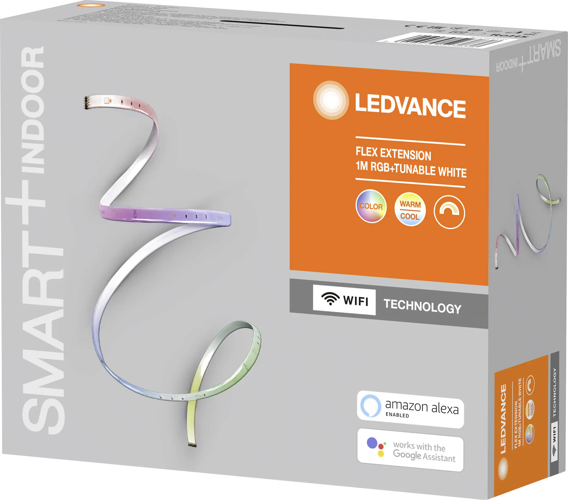 Ledvance Smart+WiFi LED Lichtband Flex transparent 1m 3,6 W RGBW