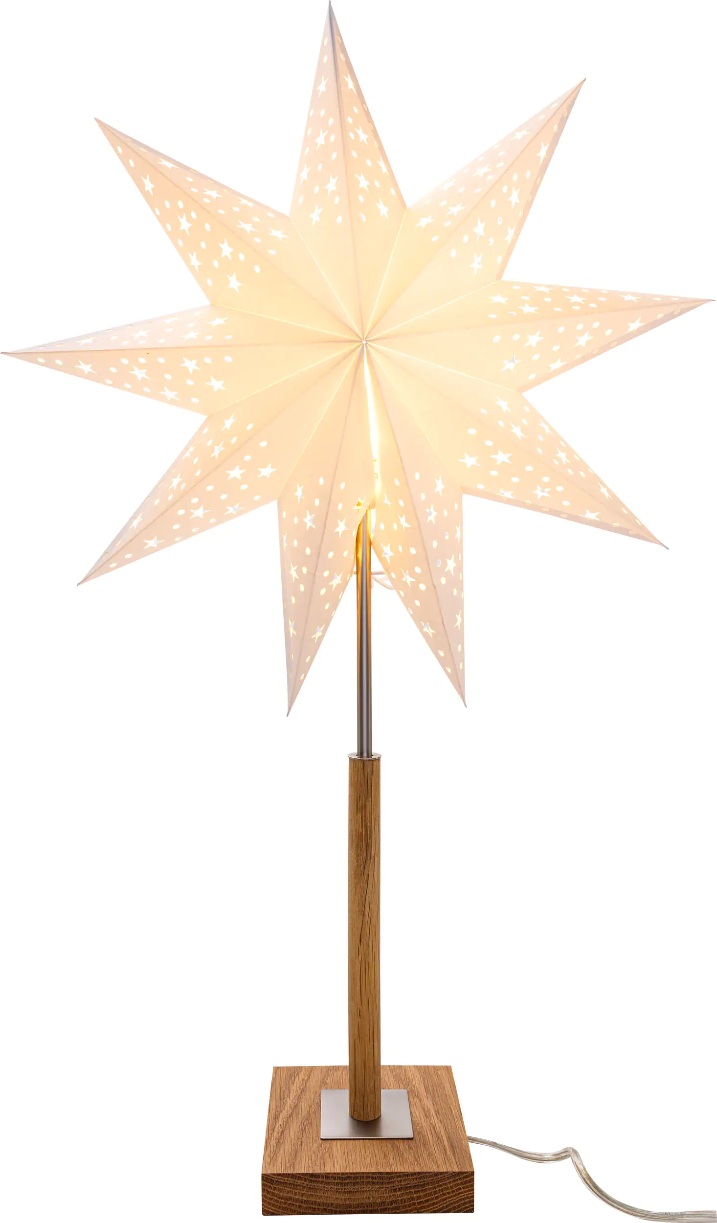7330024510555_02 Markslöjd Papierstern Solvalla weiß, Ø 40 cm