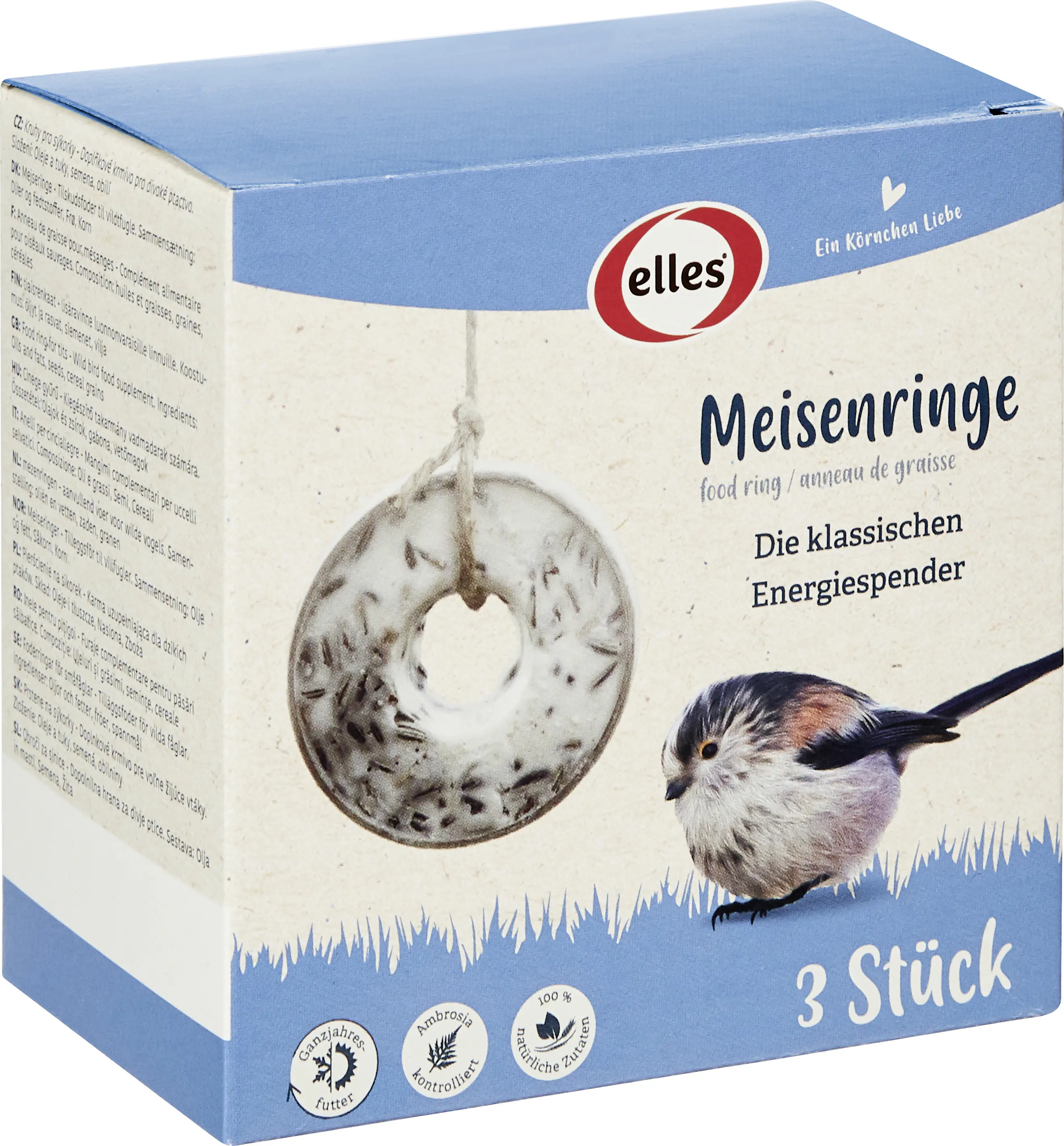 Elles Wildvogelfutter Meisenringe 3 Stück