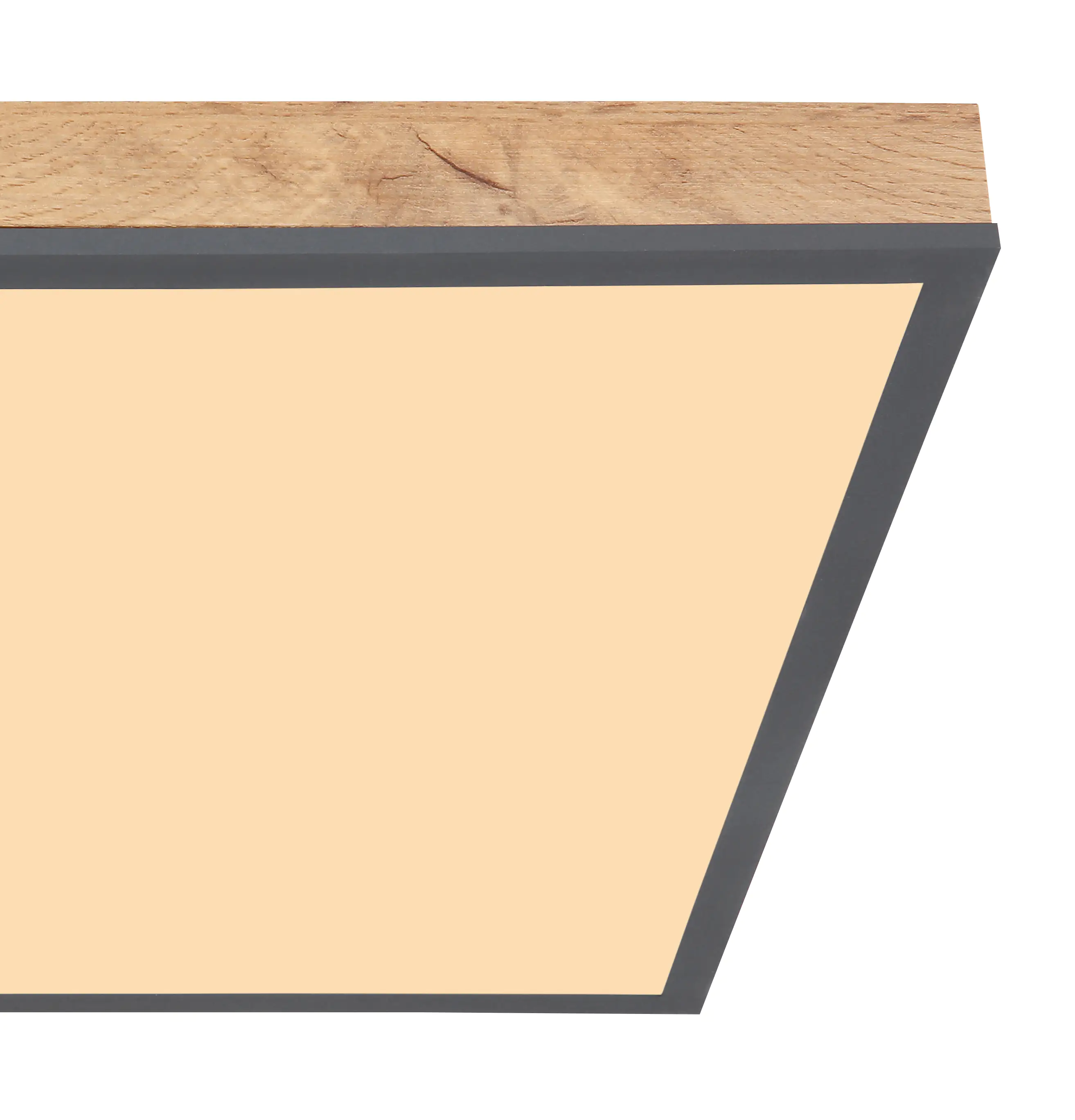 9007371418992_3 Globo LED Deckenleuchte Doro gaphit-eiche 45 x 45 cm