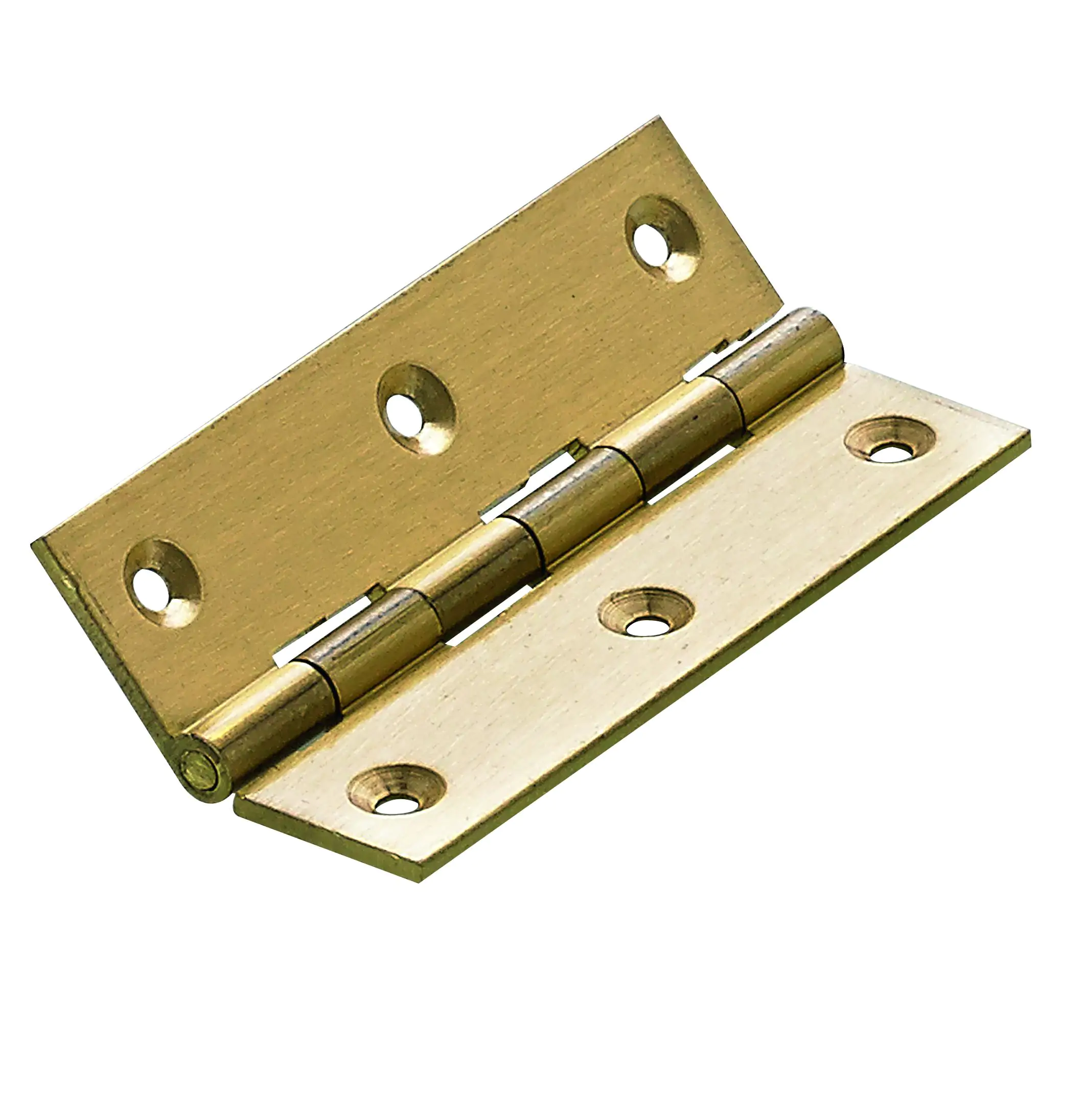 Hettich Schmales Scharnier Messing, matt, 70 x 40 mm