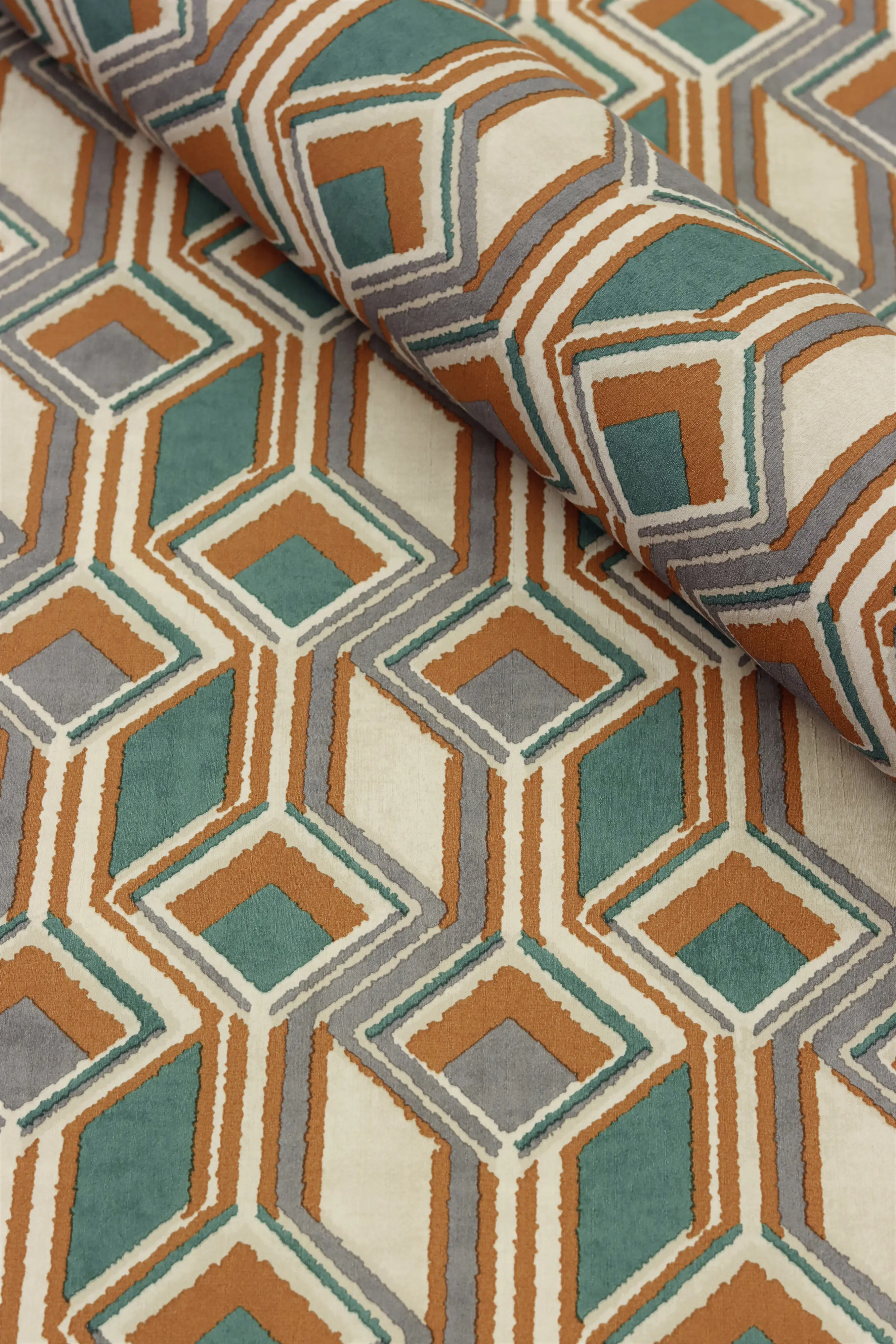 Rasch Vliestapete 746525 Orange-Braunorange Muster & Motive 10,05 m x 0,53 m