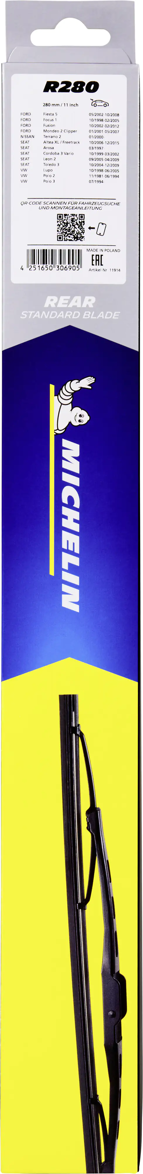 Michelin Scheibenwischer Heck R280 280mm