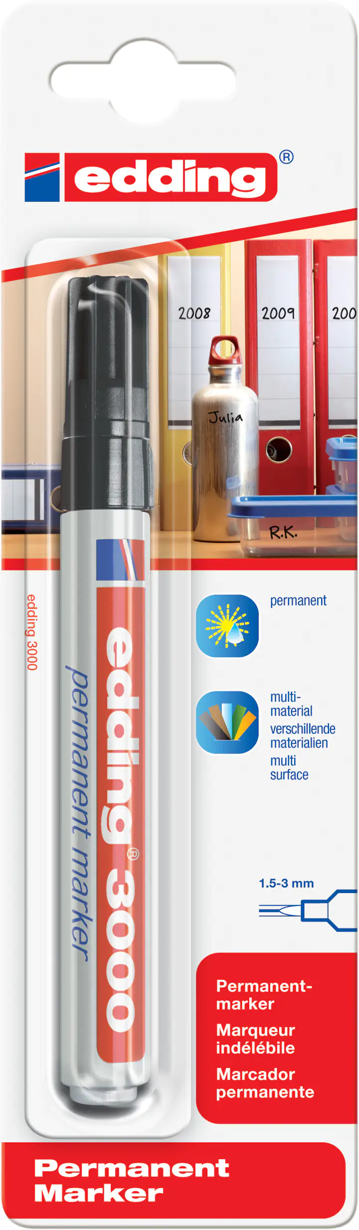4004764894529_1659723 edding 3000 permanent marker schwarz
