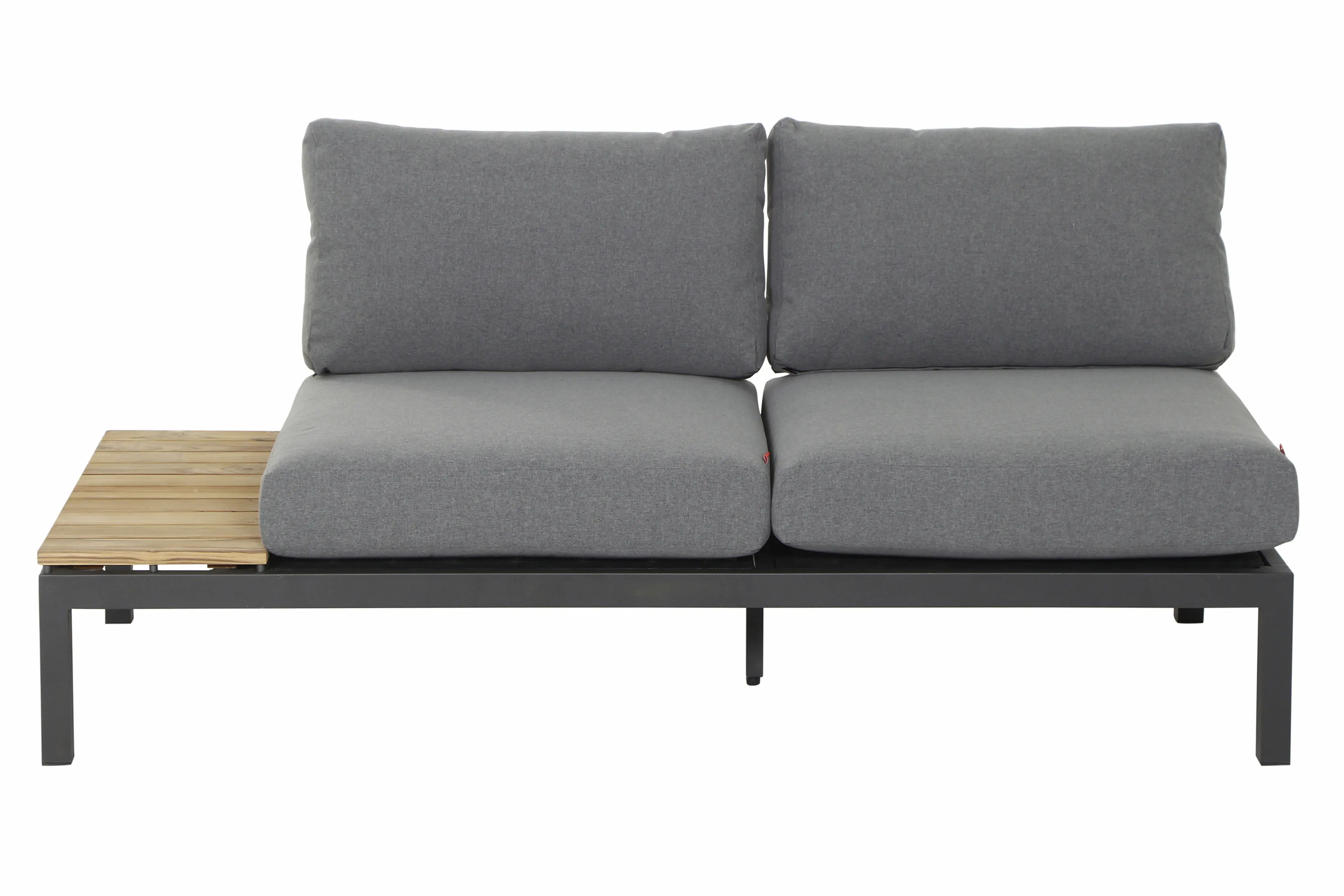 Siena Garden Gartenmöbel-Set Alvida Aluminium/Holz inkl. Kissen 4-tlg.