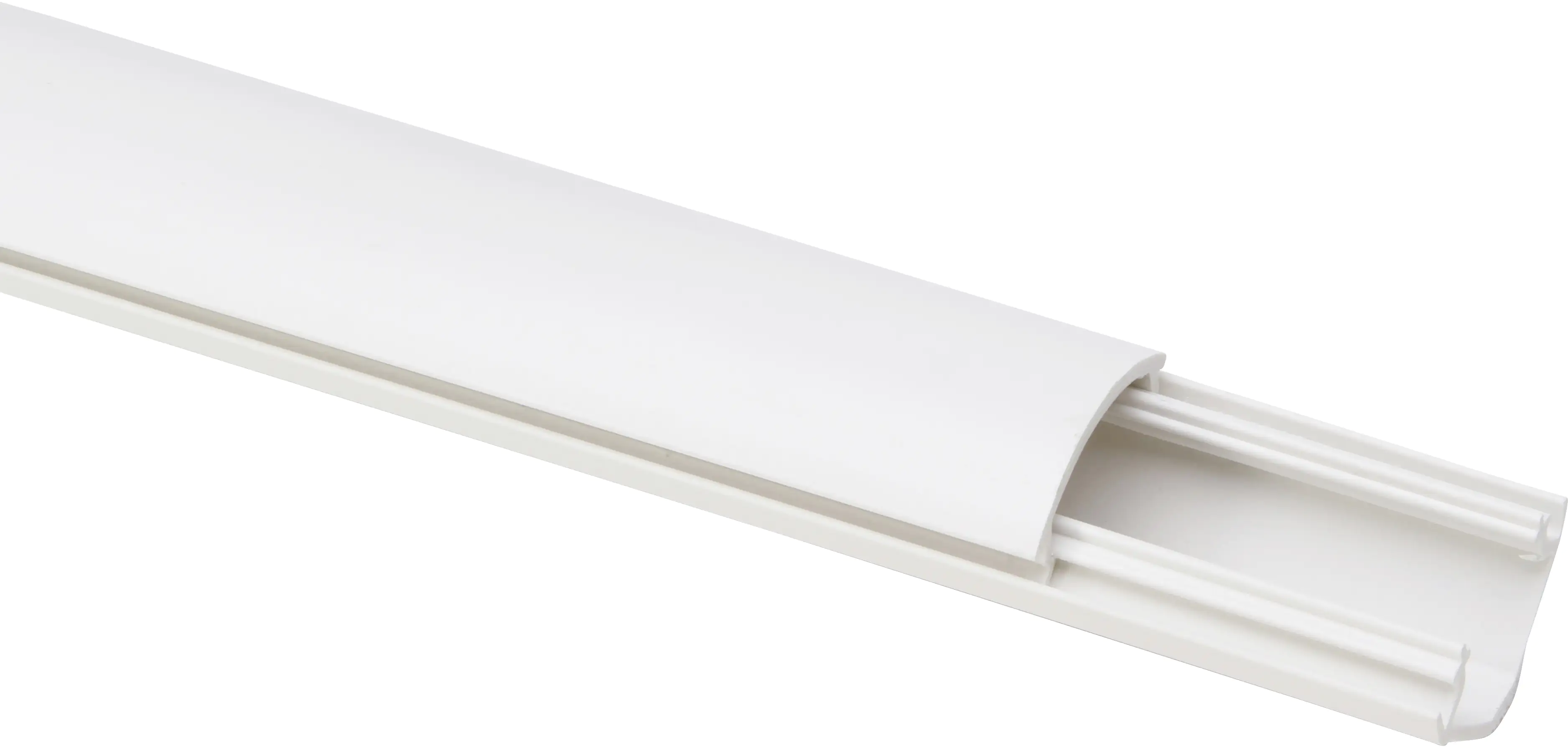 Kabelkanal mit abnehmbaren Deckel 2 m, 23 x 23 mm, weiß