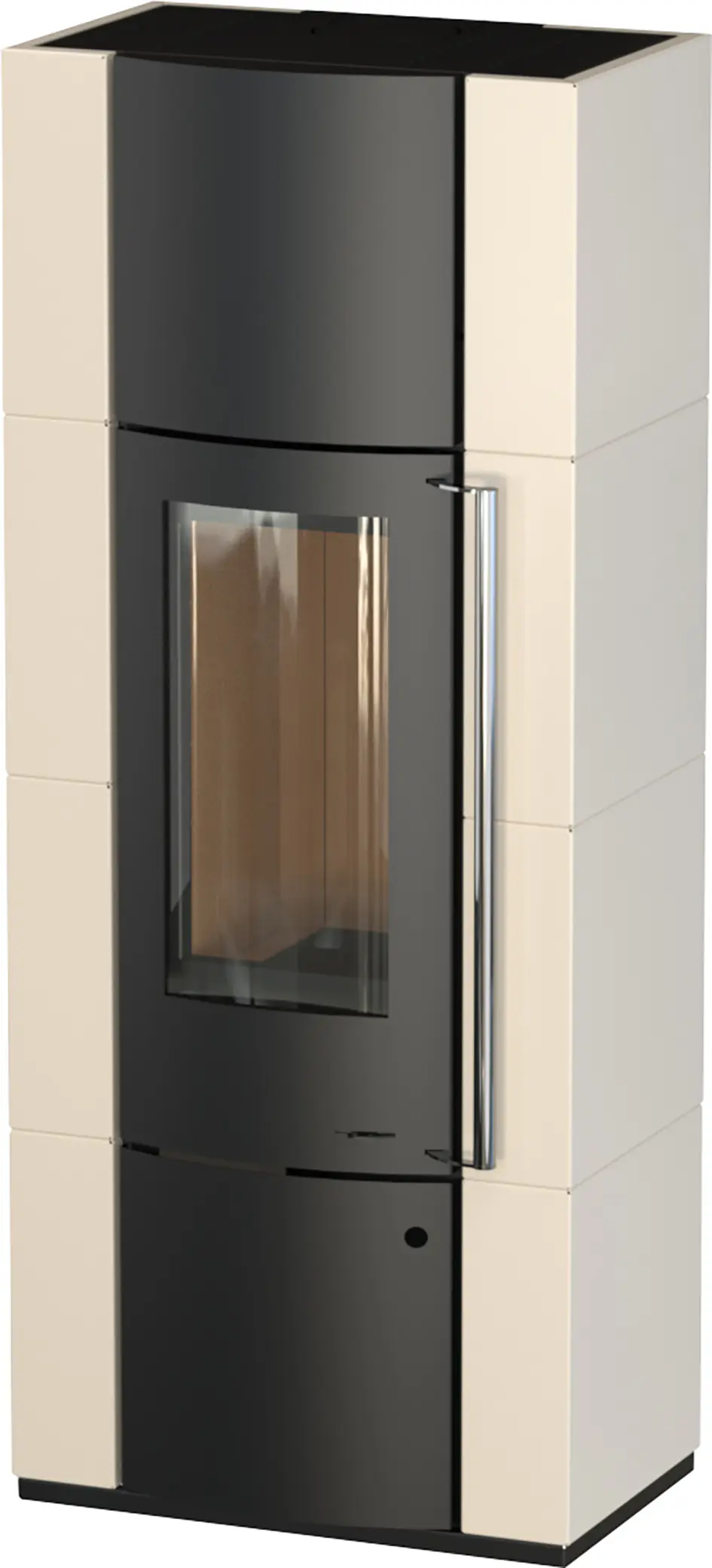 Thermia Kaminofen Alpha Plus Stahl creme weiß 6 kW