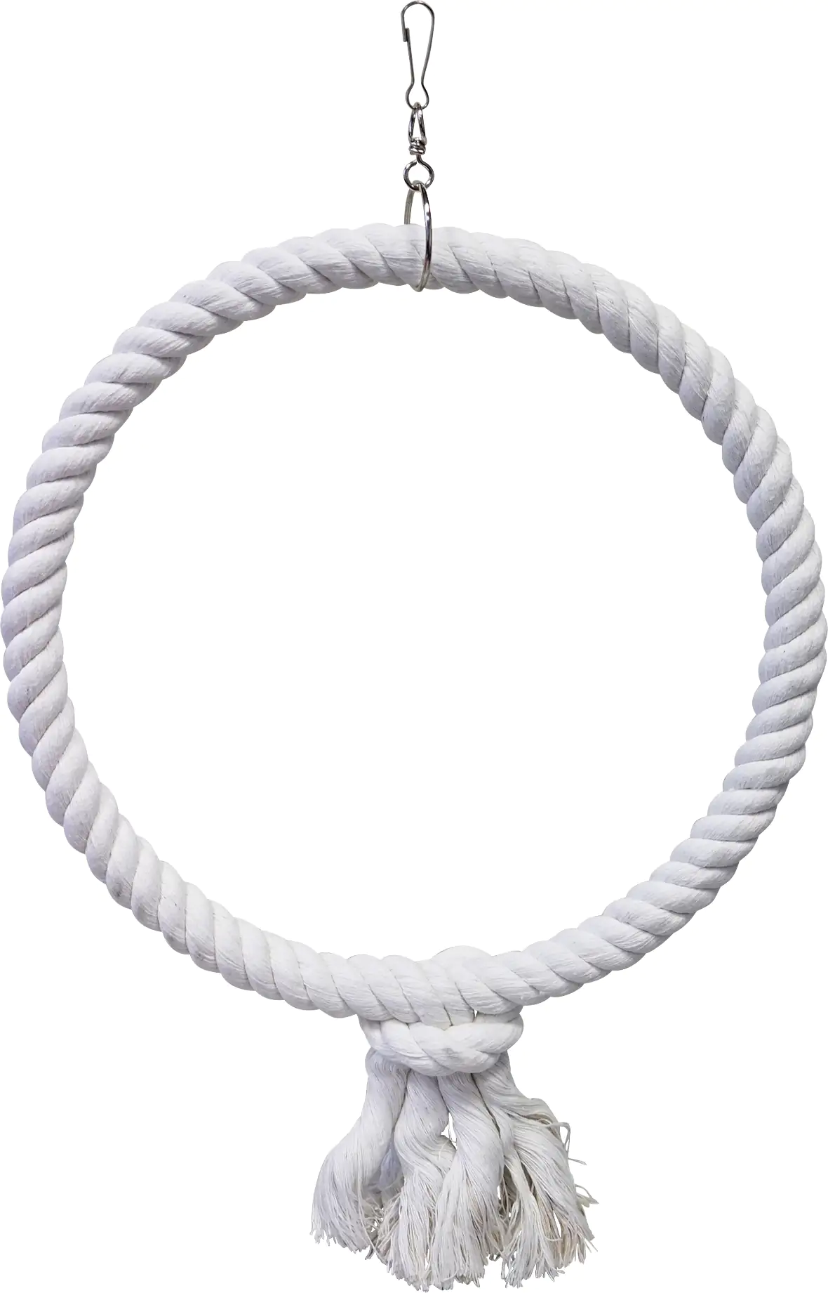 Nobby Cage Toy Kletterring aus Baumwolle weiß mittel; 29 cm