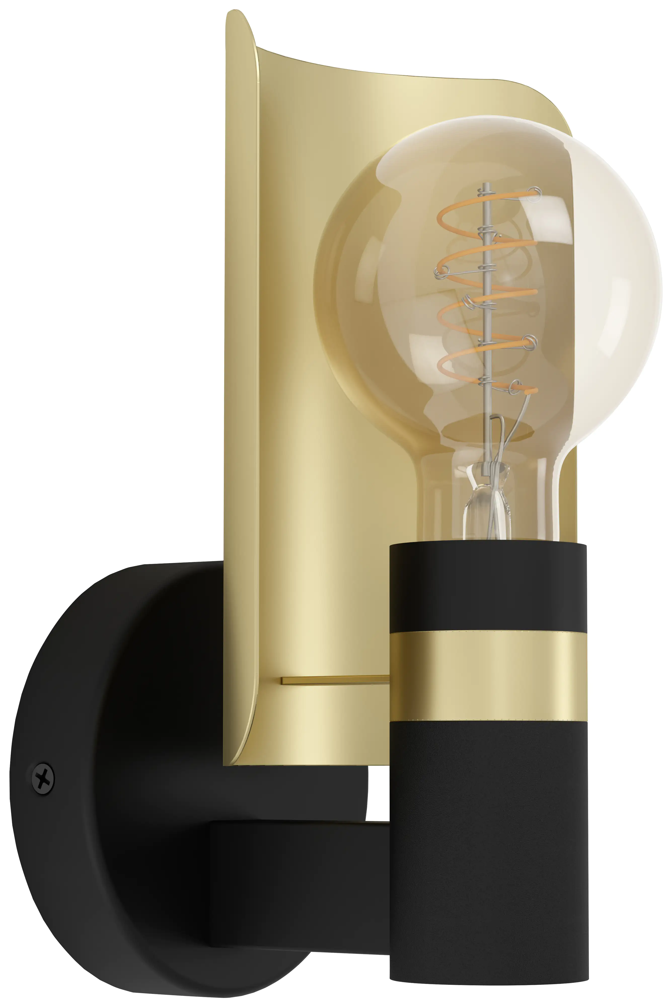 Eglo Wandleuchte Hayes schwarz gold  Eglo Wandleuchte Hayes schwarz gold