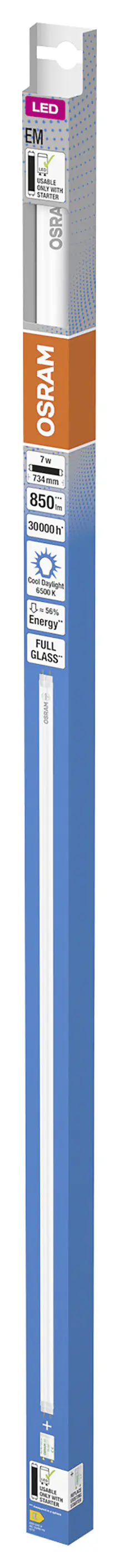 Osram LED Röhre T8 72 cm G13 7 W kaltweiß