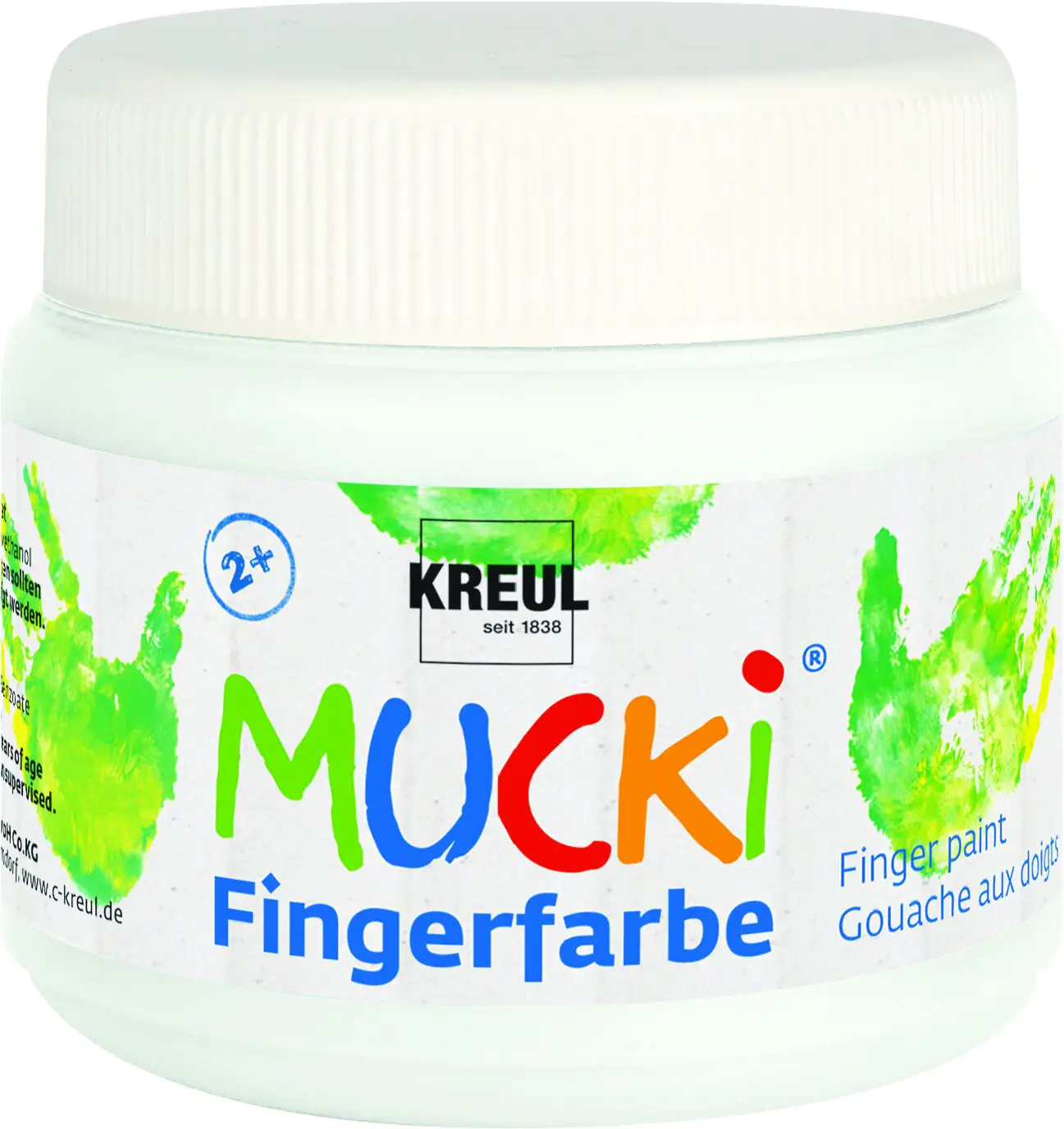 Kreul Mucki Fingerfarbe weiß 150 ml