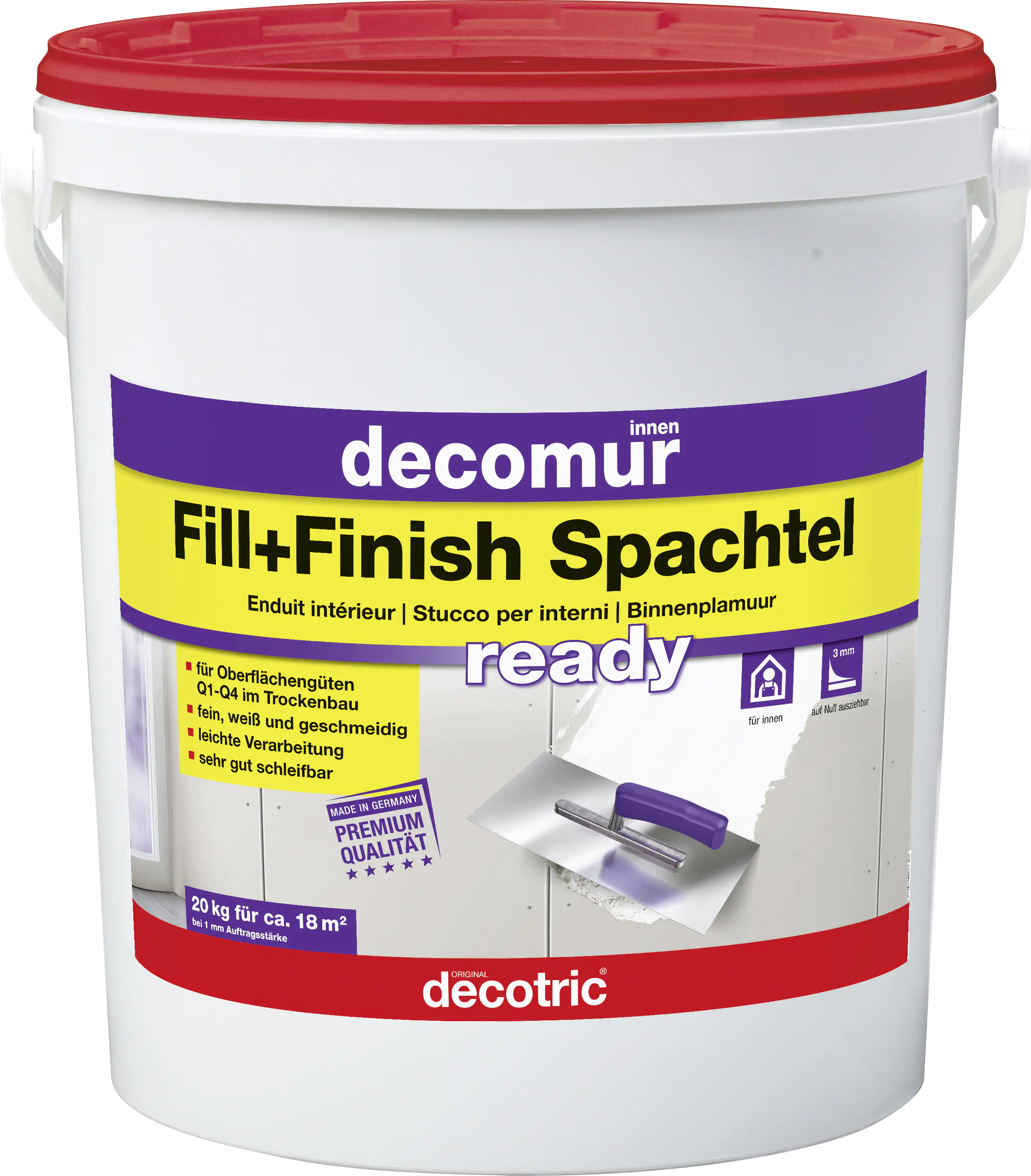 Decotric Decomur Fill+Finish Spachtel ready 20 kg
