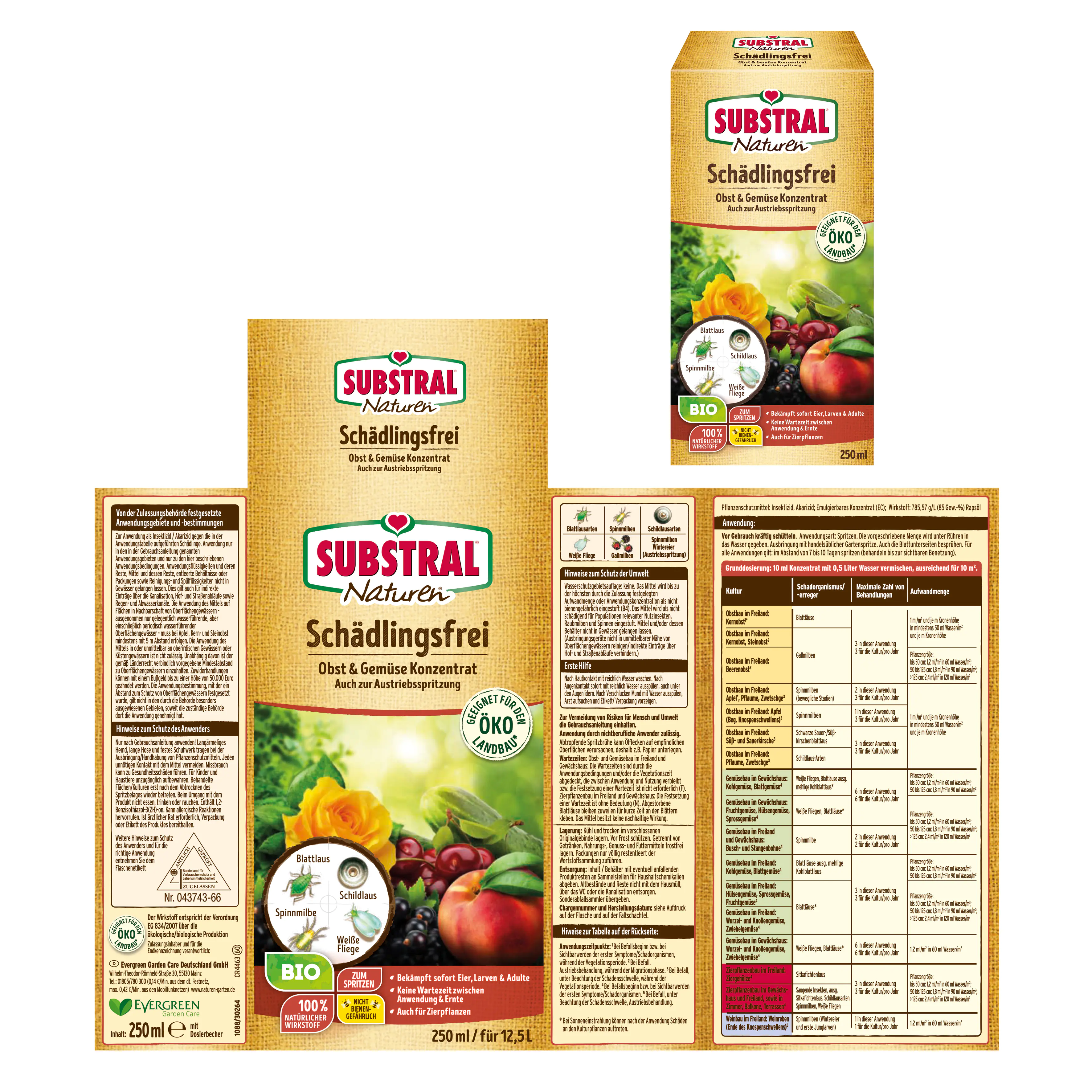 Naturen Bio Schädlingsfrei Obst & Gemüse 250 ml
