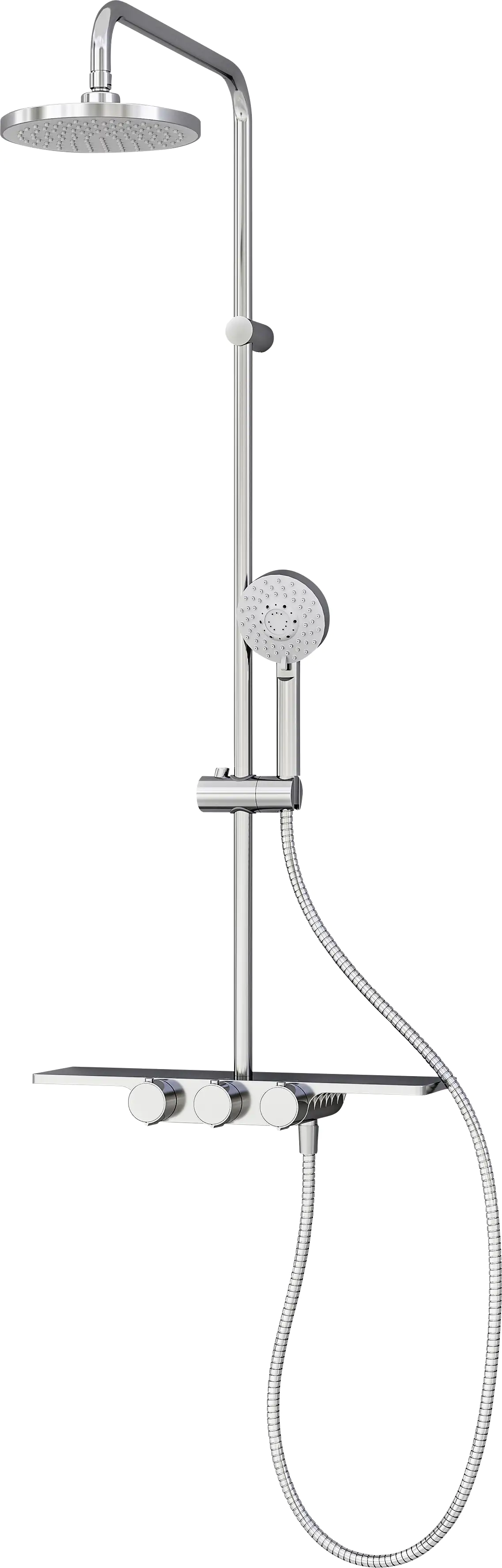 4060991060014 Schulte DuschMaster Rain III Modern Ablage