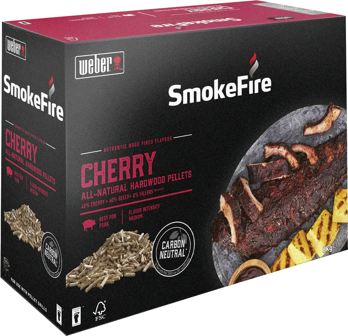 Weber Holzpellets SmokeFire Kirschholz 8 kg