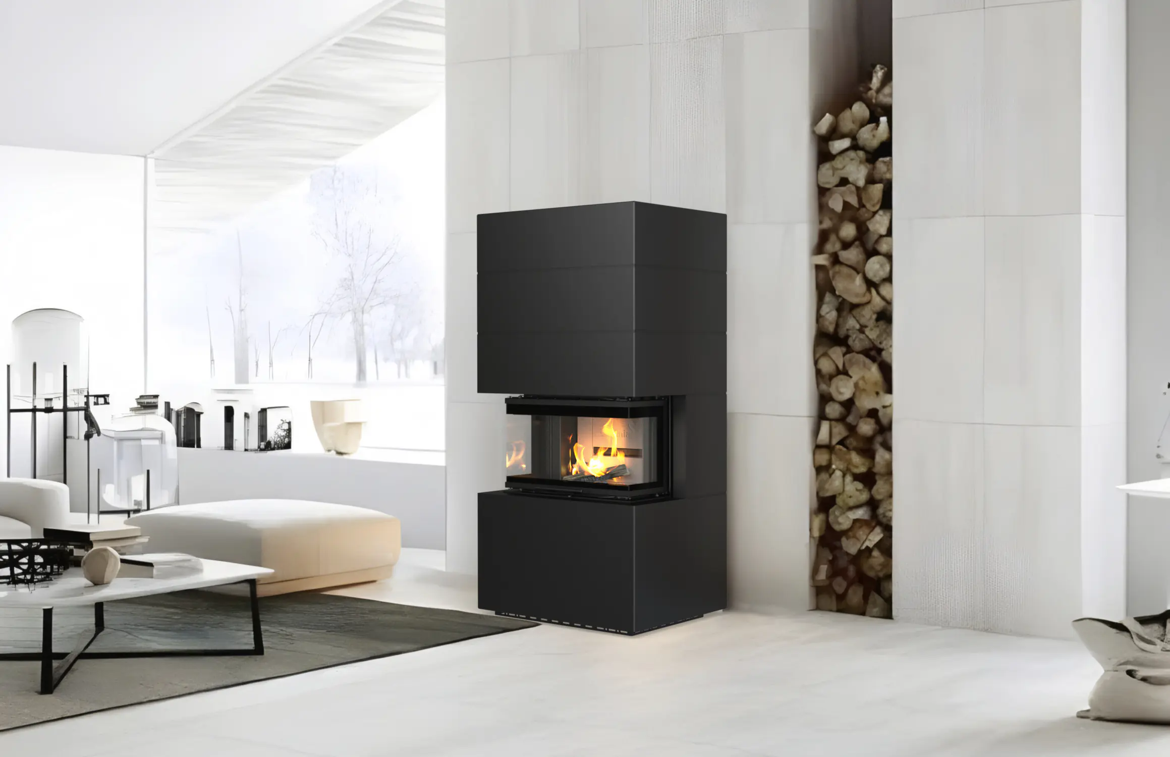 Thermia Kaminofen Adastra 700 Plus Line Stahl schwarz 9,5 kW Thermia Kaminofen Adastra 700 Plus Line Stahl schwarz 9,5 kW