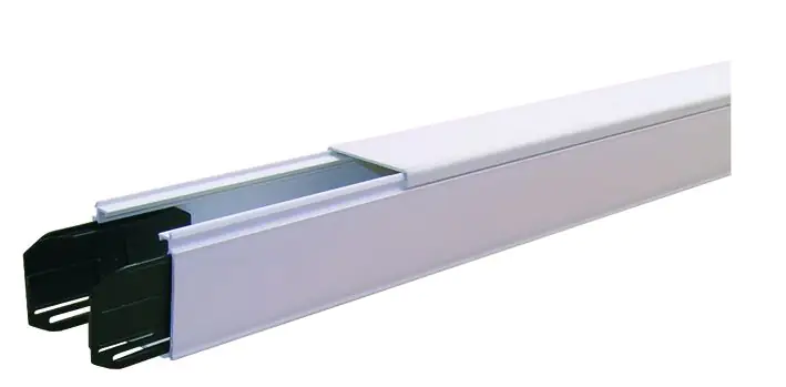 Hager Kabelkanal 2 m 60 x 110 mm reißweiß