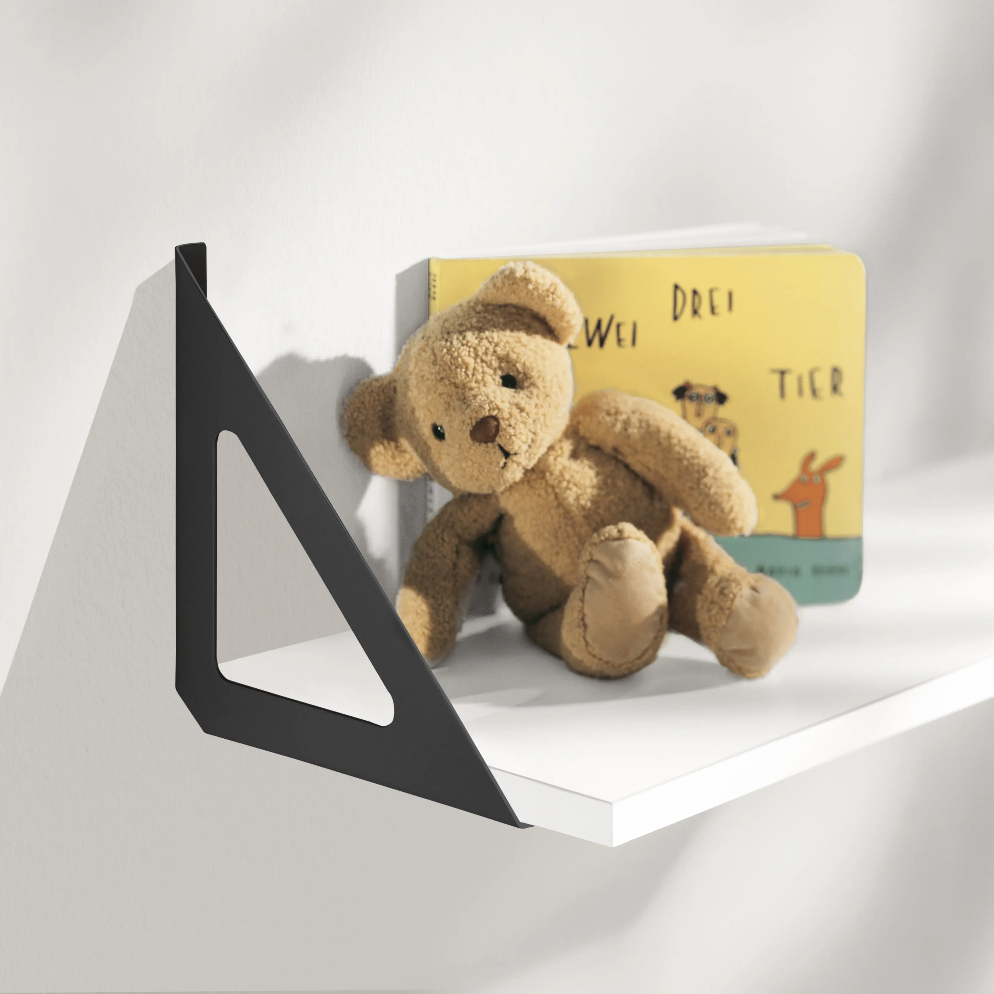 Dolle Regalträger Tri 19 x 19 cm schwarz Metall