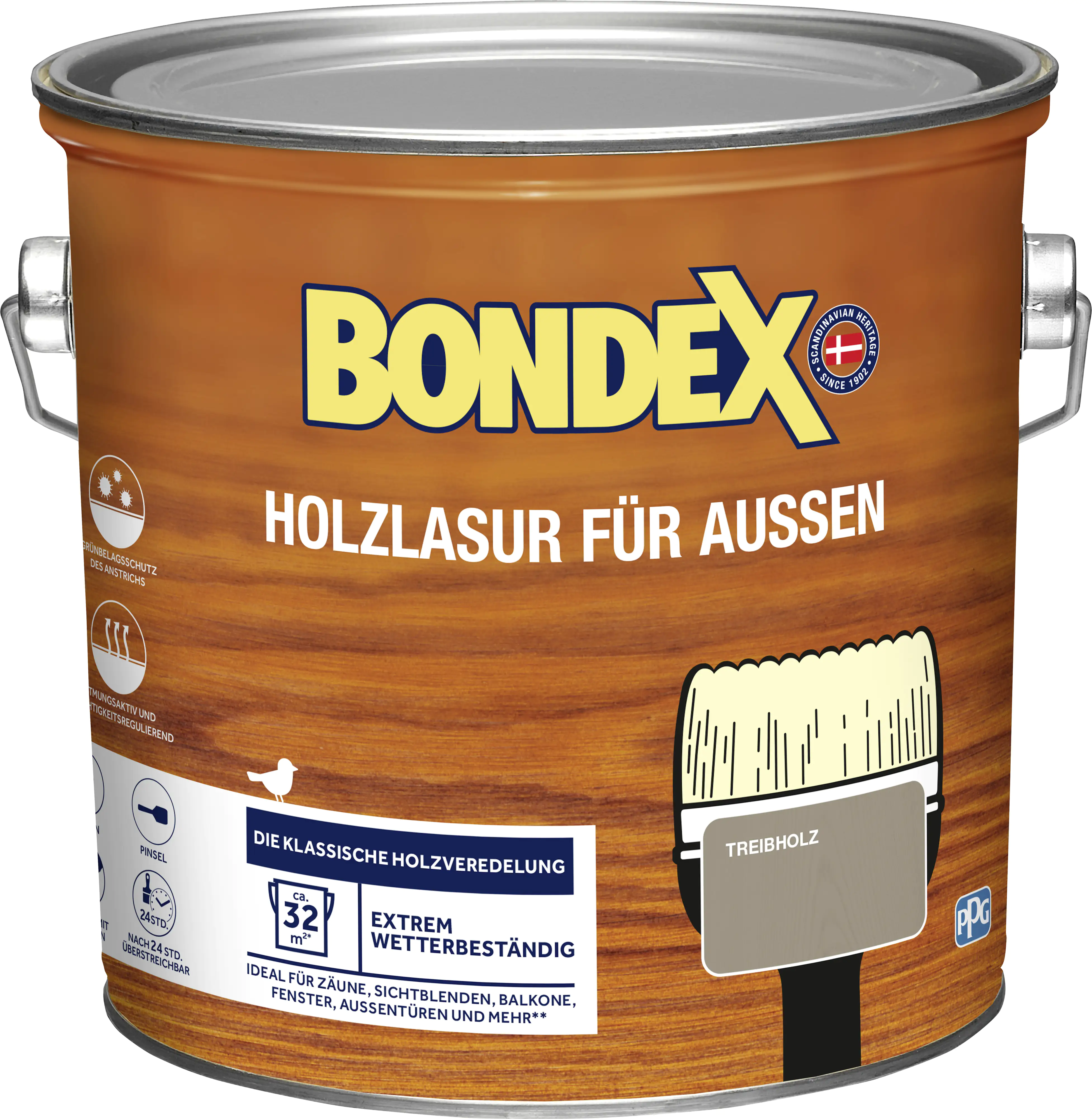 Bondex Holzlasur 2,5 L treibholz Bondex Holzlasur 2,5 L treibholz