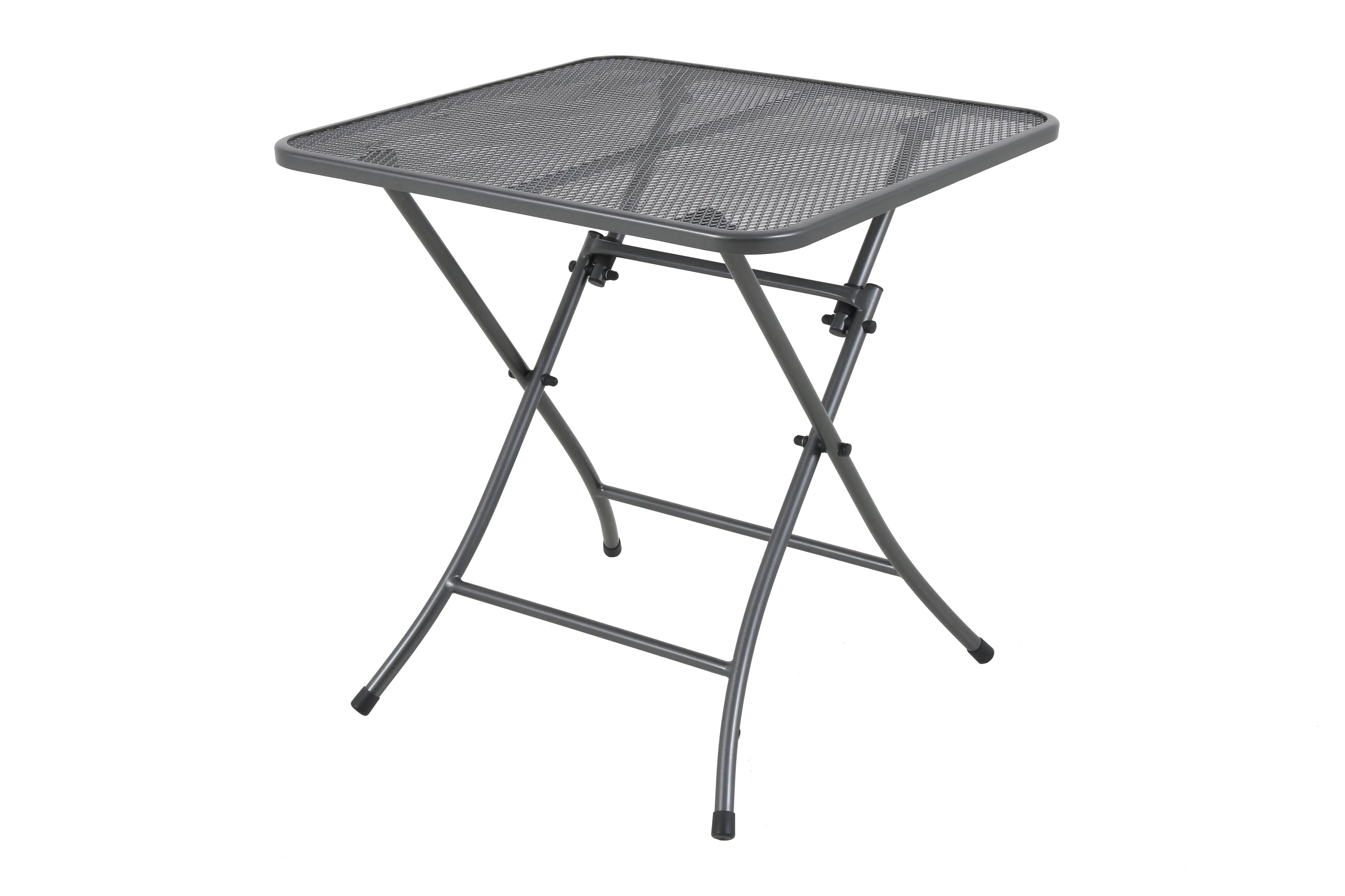 MWH Streckmetalltisch Café Latte 70x70x72cm rechteckig, eisengrau