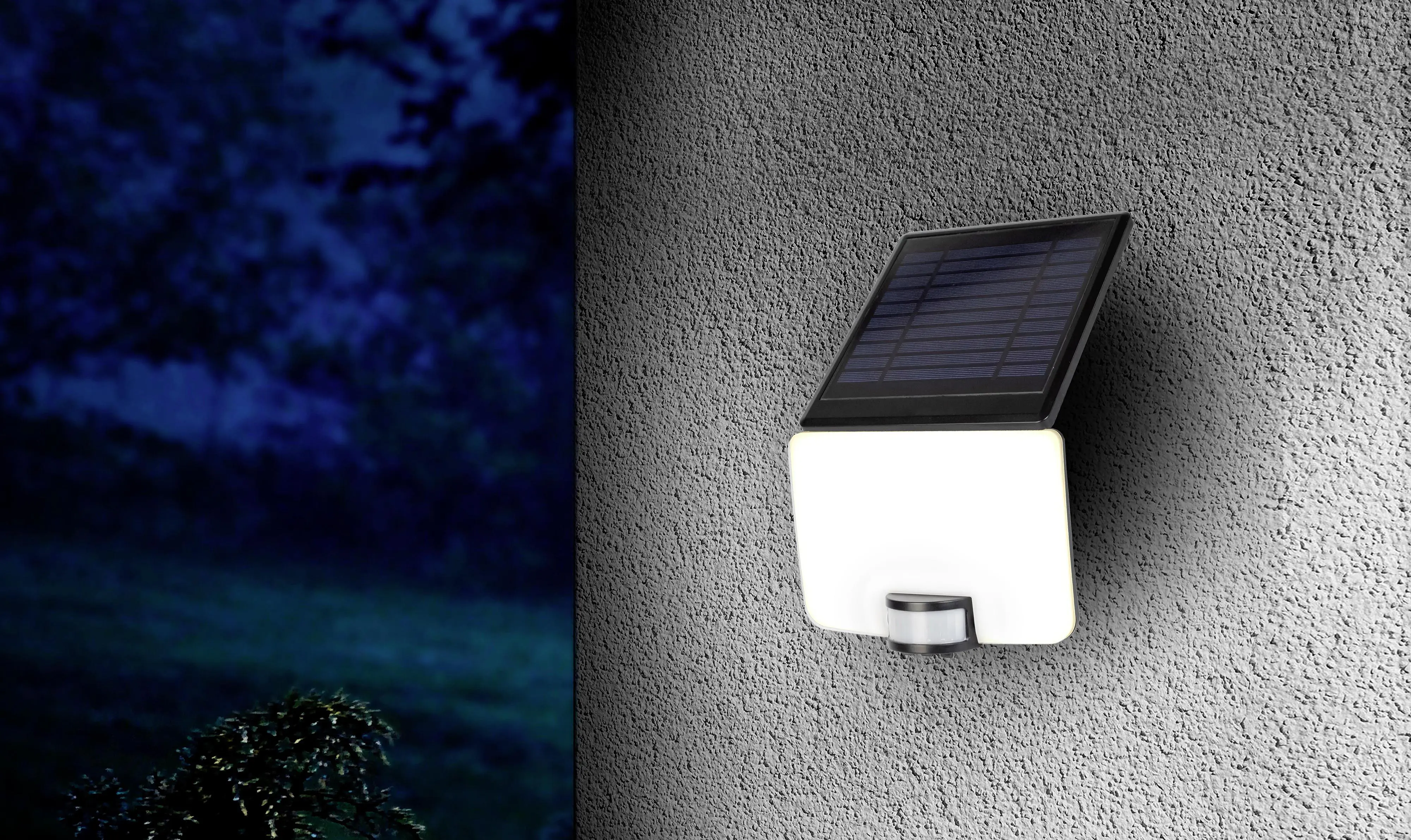 Solar Außenfluter Floodlight 11 W, 1500 lm, mit Bewegungssensor