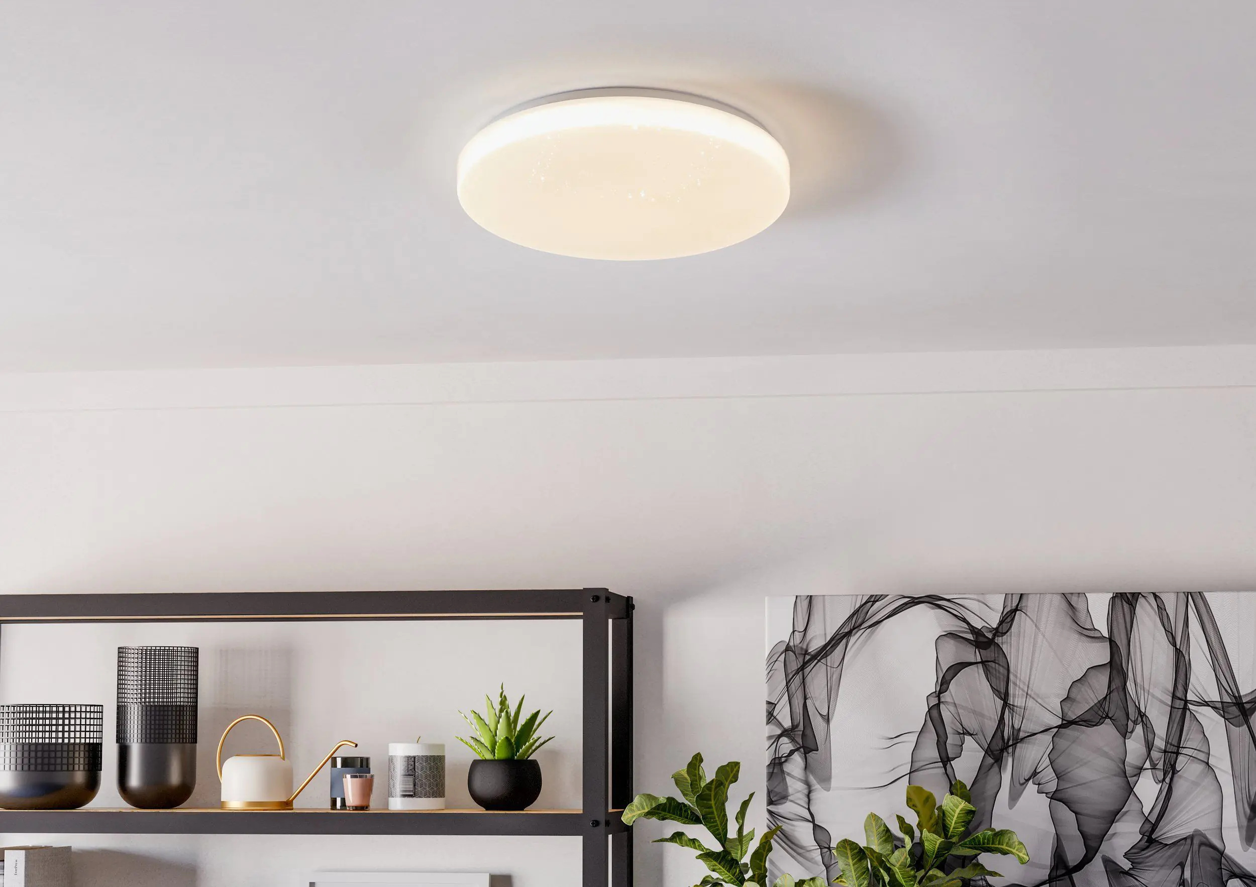 Eglo LED Deckenleuchte Pogliola-E 16,5W, 1900 lm, 3000K, warmweiß, Stahl, Kunstoff Eglo LED Deckenleuchte Pogliola-E 16,5W, 1900 lm, 3000K, warmweiß, Stahl, Kunstoff