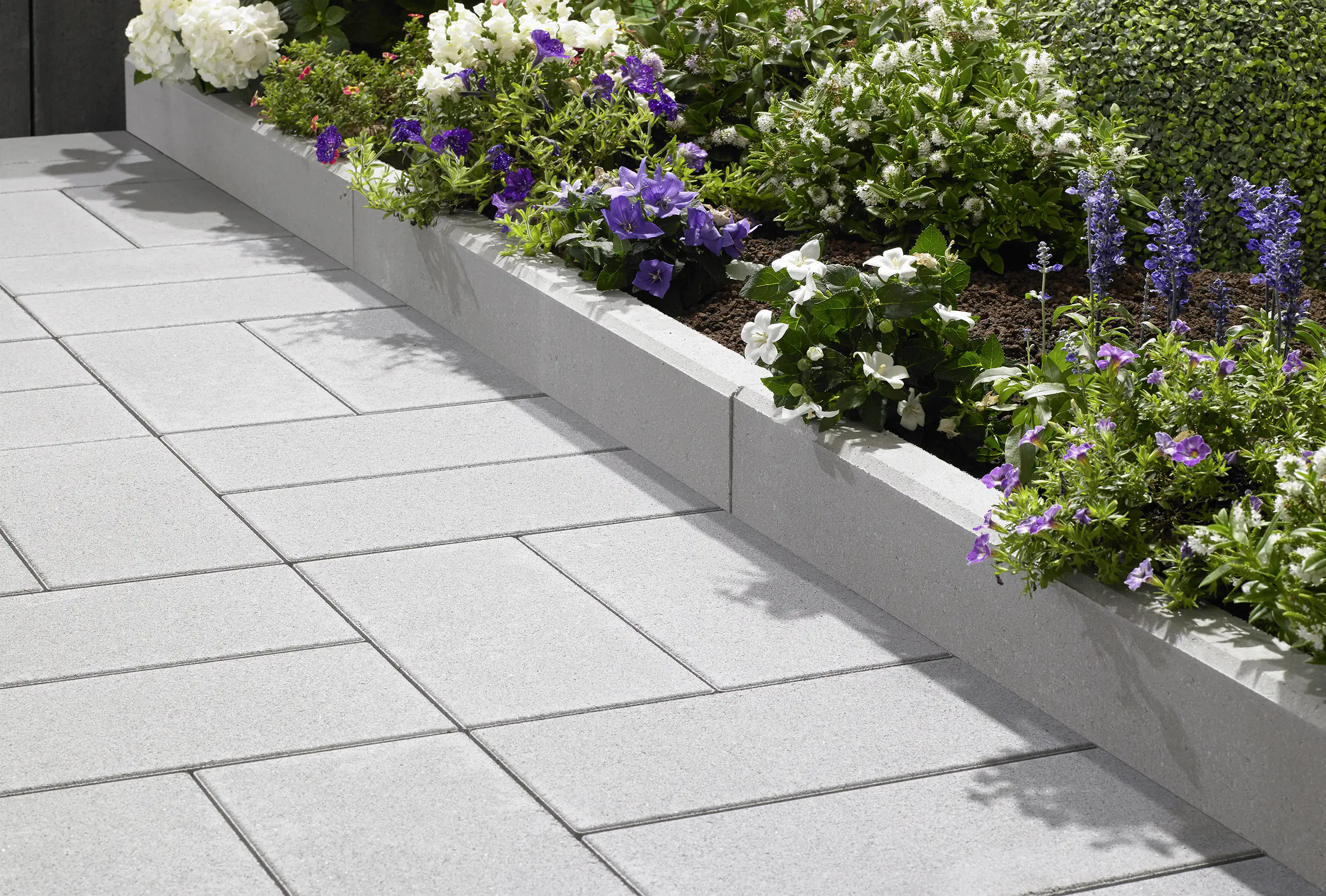 Kann Randstein Vero 100 x 25 x 6 cm silbergrau Kann Randstein Vero 100 x 25 x 6 cm silbergrau