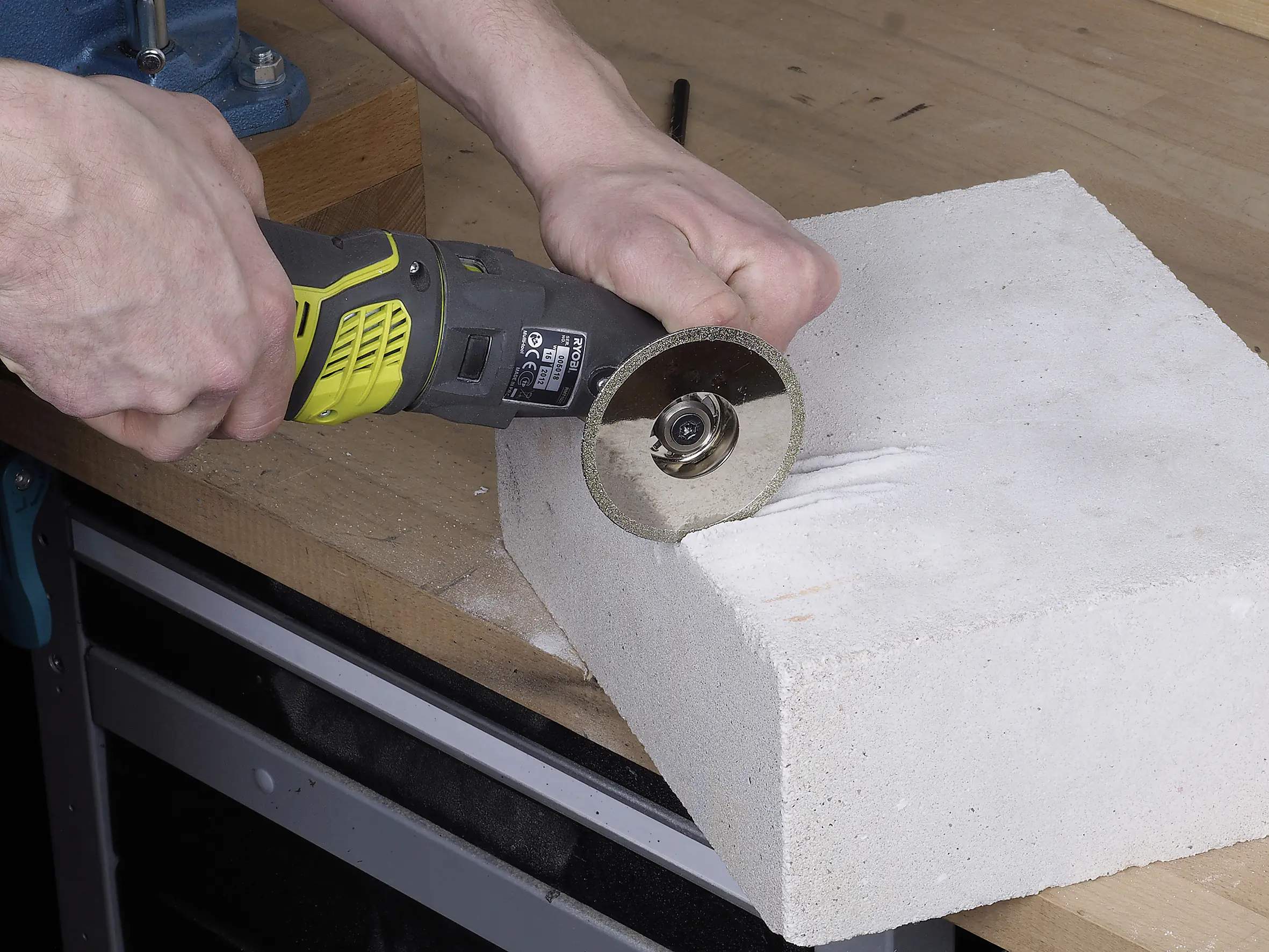 Wolfcraft Sägeblatt Diamant Ø 80 mm für Vibrationssägen