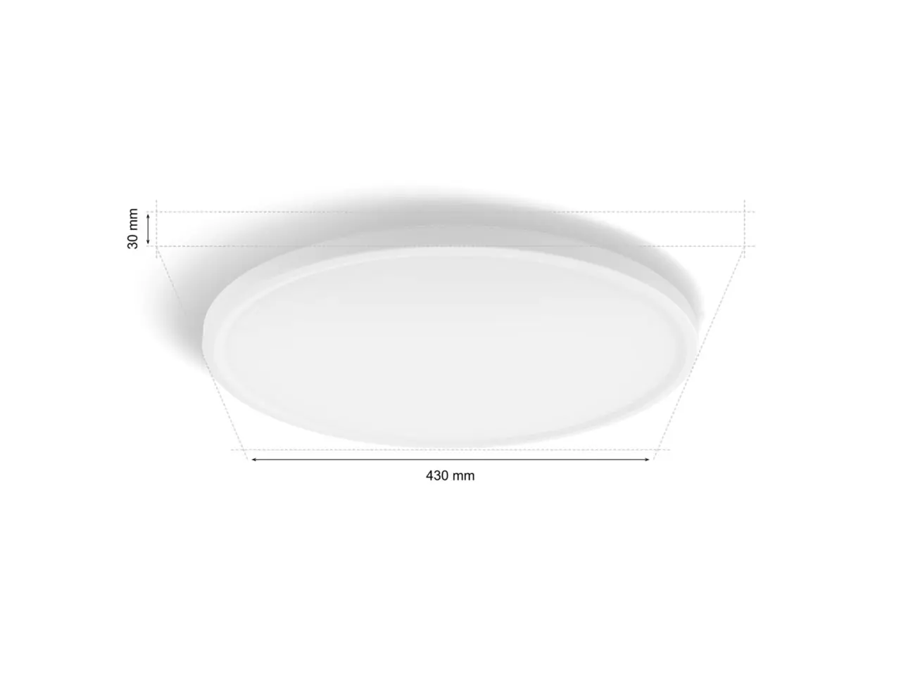 Philips Hue LED Deckenleuchte Tento + Dimmschalter rund weiß Ø 42,1 cm warmweiß-kaltweiß