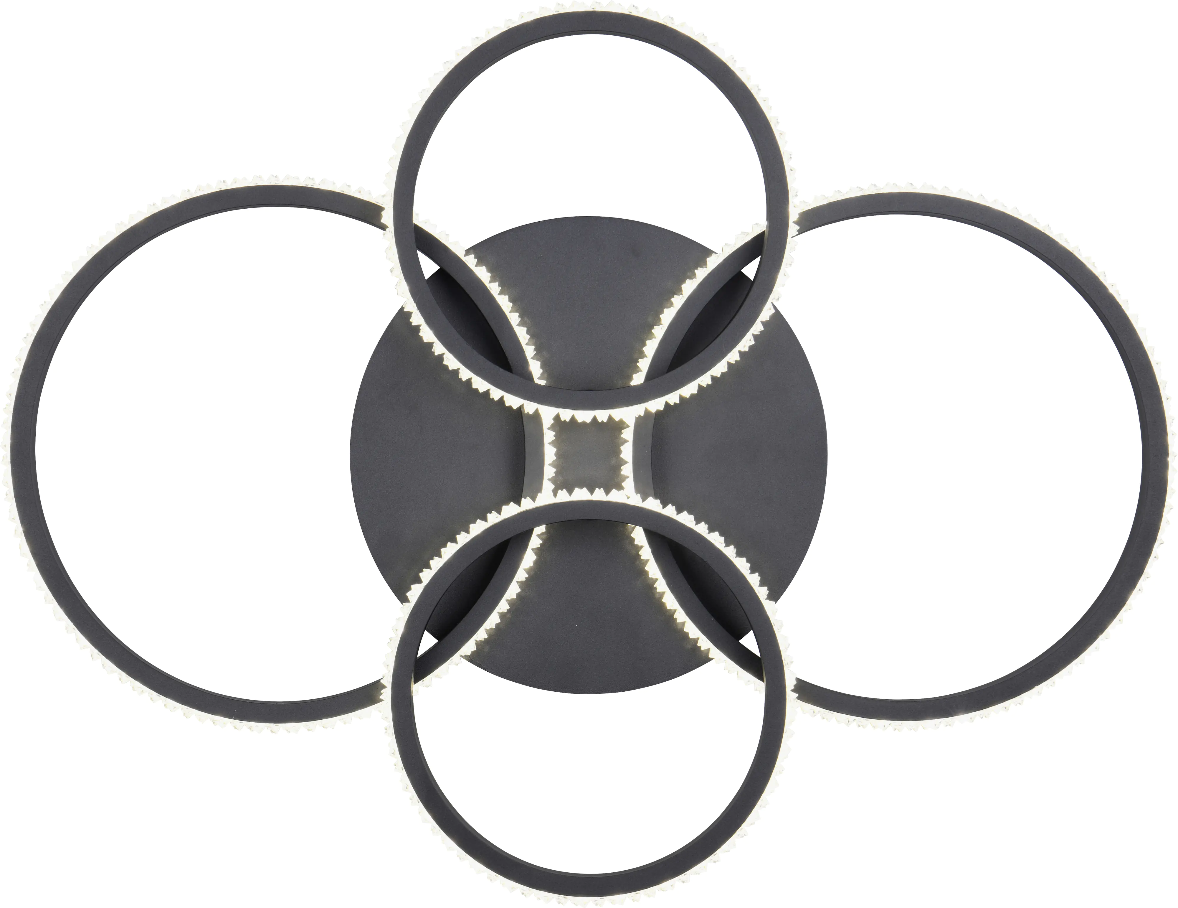 Trio Leuchten LED Deckenleuchte Cires 27W schwarz