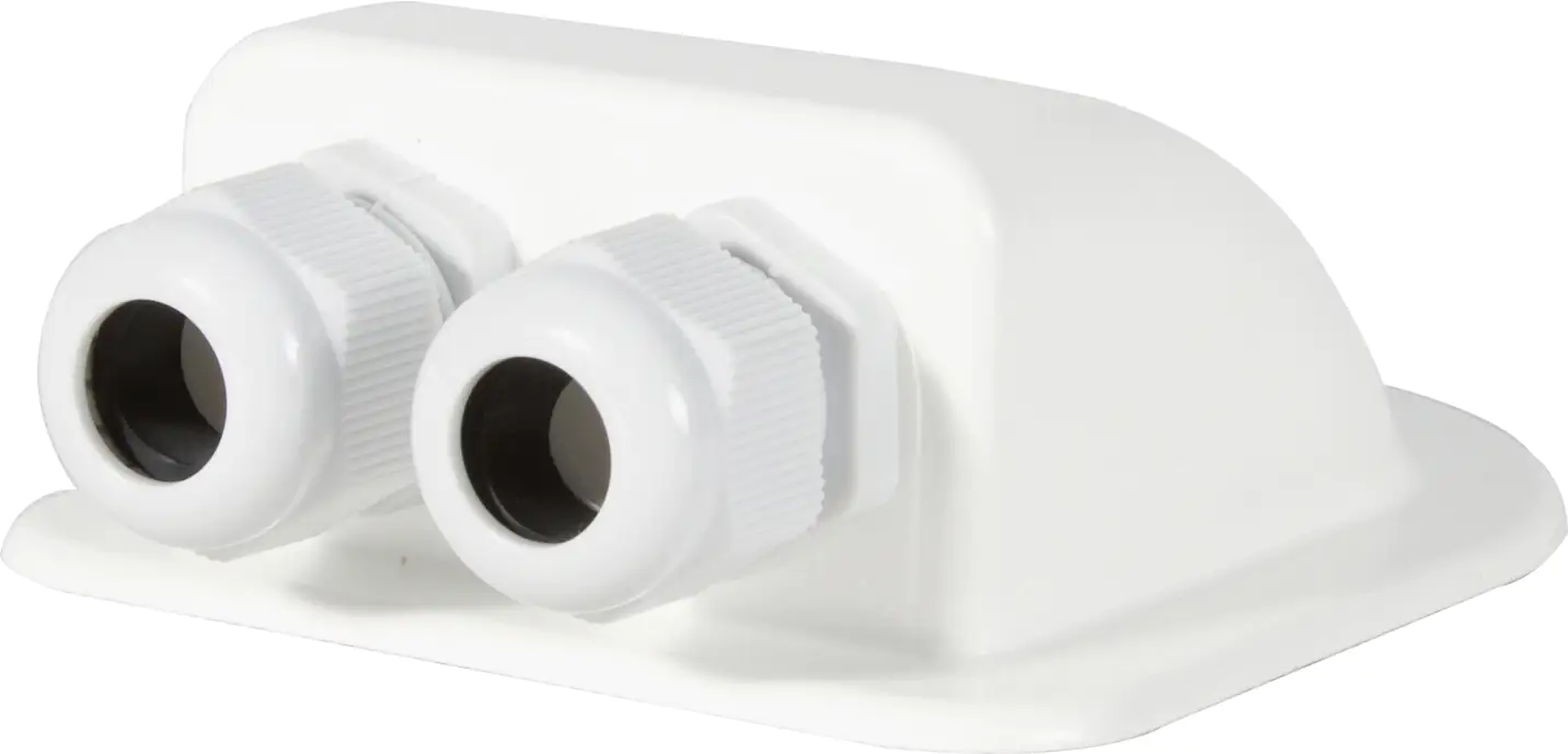 Sunset Kabeldurchführung doppelt inkl. PG-Verschraubung