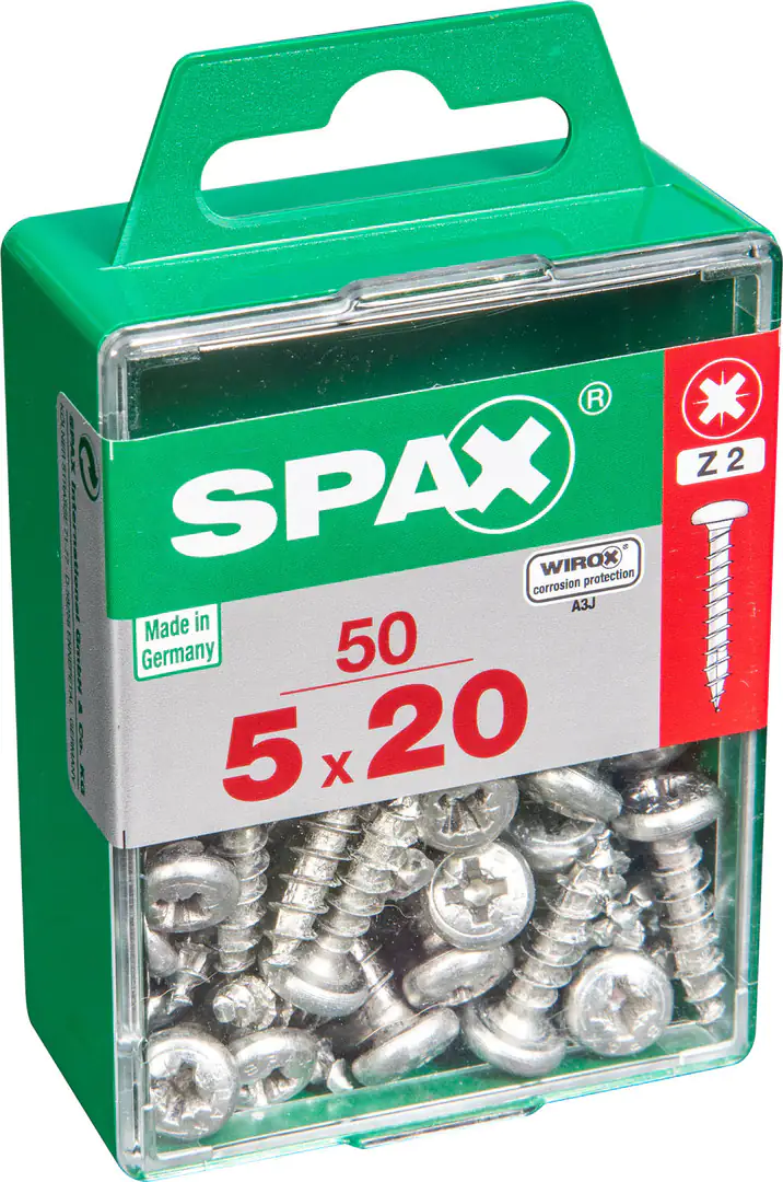 Spax Universalschrauben 5.0 x 20 mm TX 20 - 50 Stk.