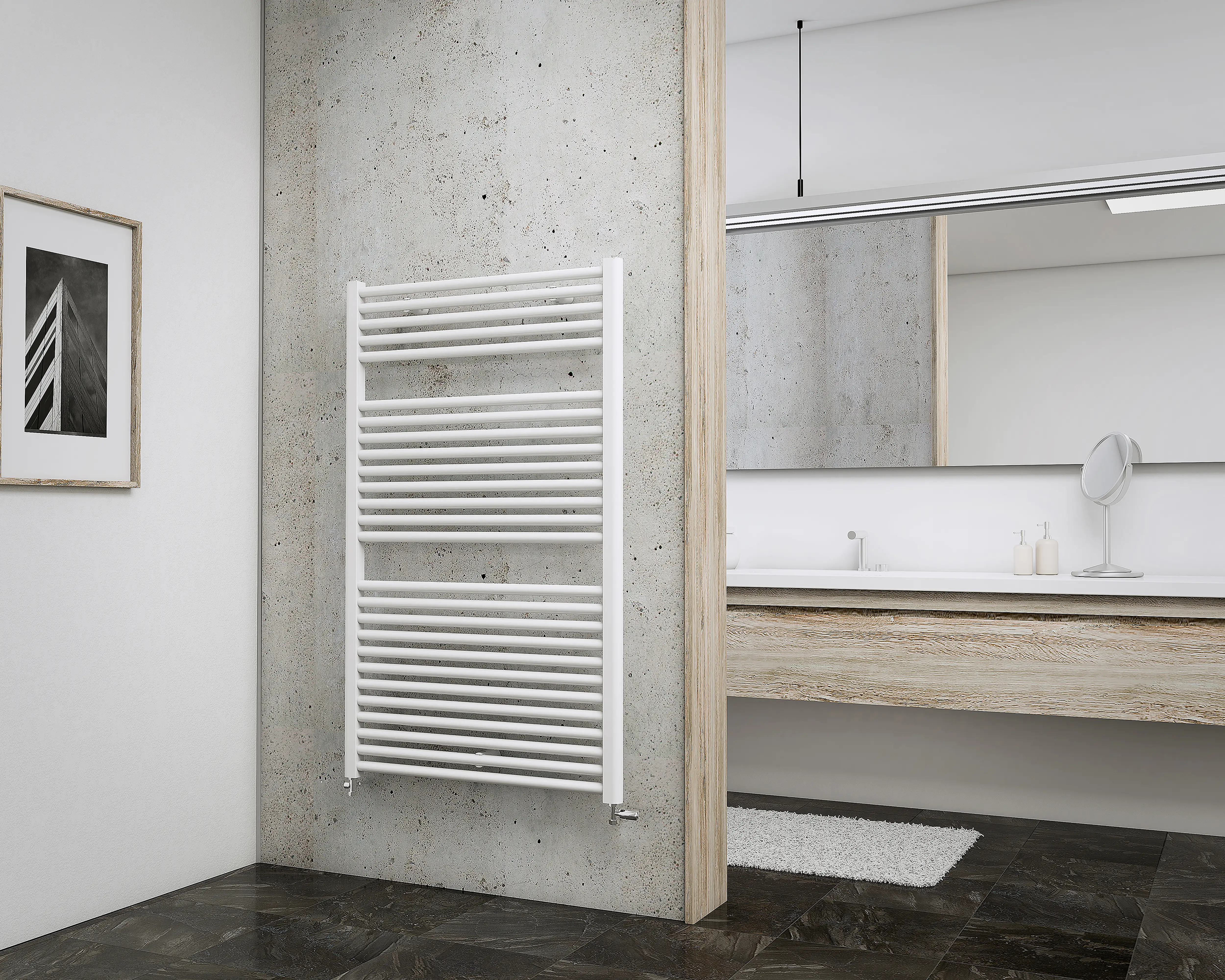 Schulte Badheizkörper München 121,5 x 75 cm 982 Watt