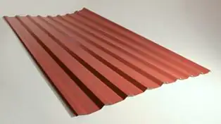 Weckman Trapezblech 200 x 110 cm 0,5 mm ziegelrot Weckman Trapezblech 200 x 110 cm 0,5 mm ziegelrot
