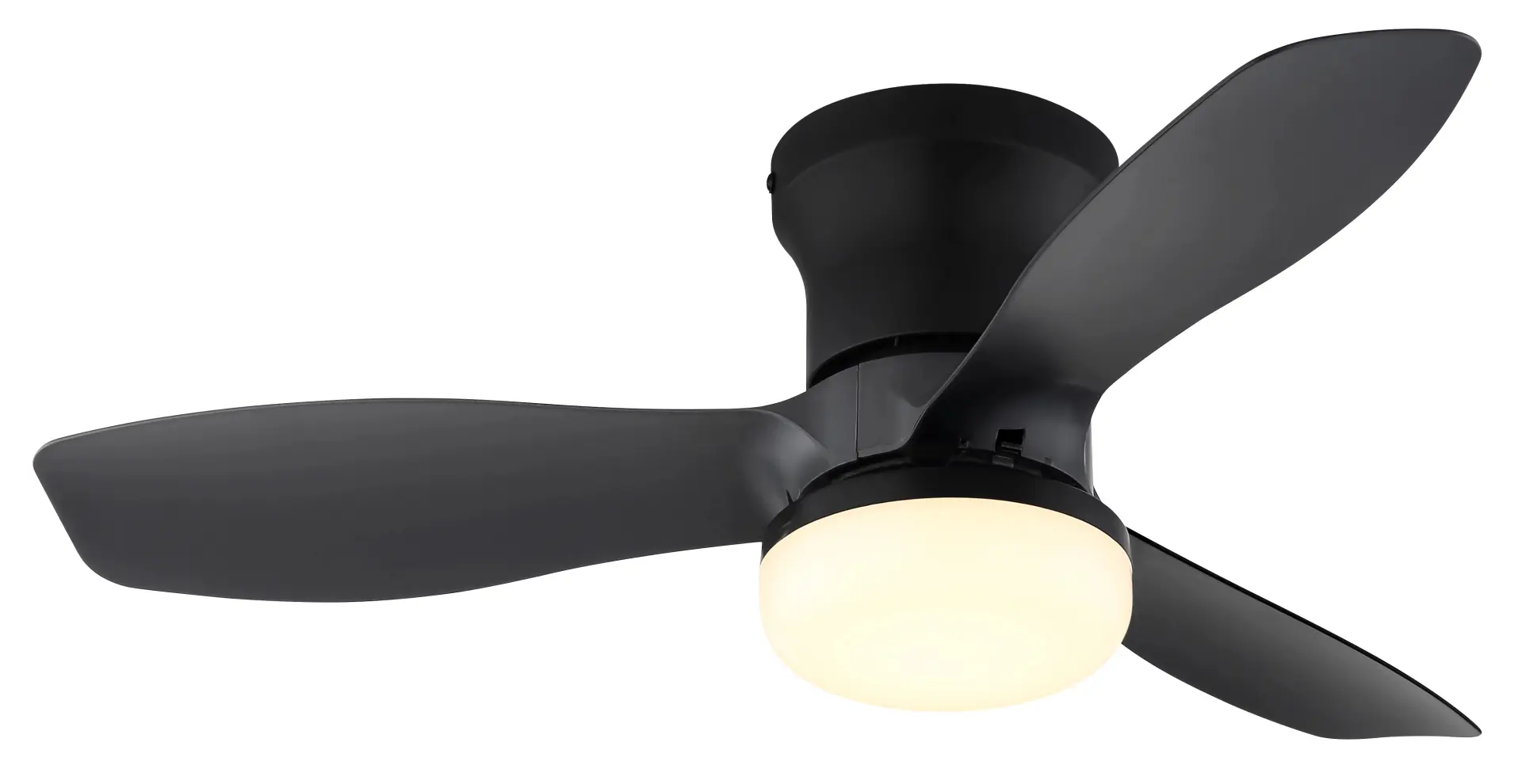 Globo Deckenventilator Irwin Ø 61 cm 36 W schwarz matt CCT