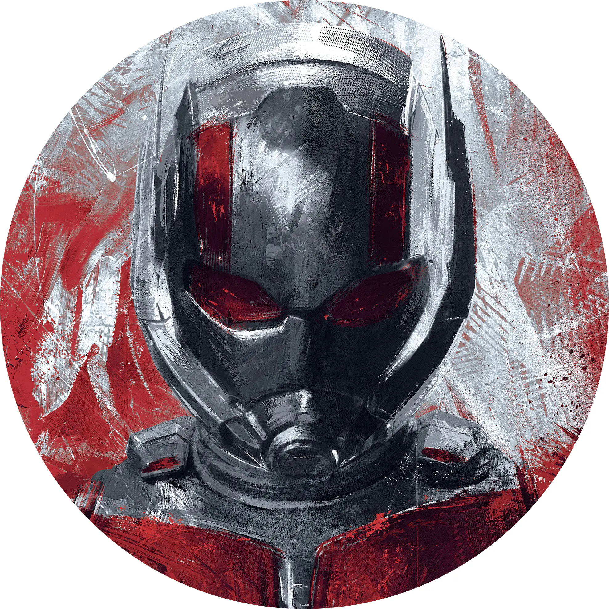 Komar Vlies Fototapete Dot Aveng Paint Ant-Man Ø 128 cm, selbstklebend