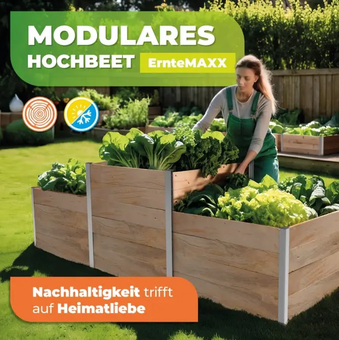Biogreen Aluminium Eckprofil für ErnteMAXX Hochbeet 625 mm