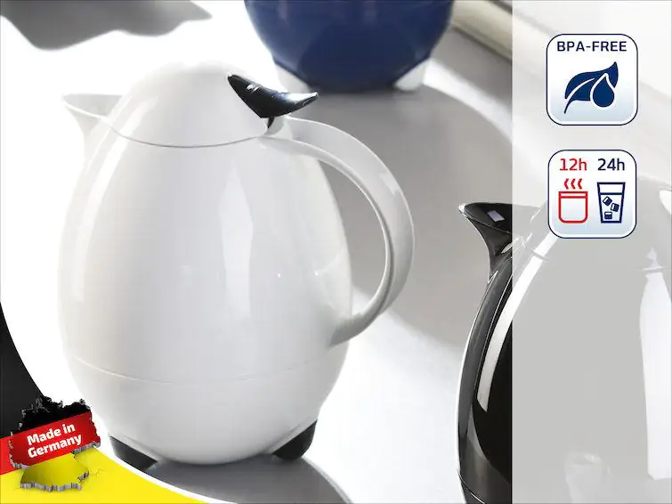 Leifheit Thermoskanne Columbus 1 l, weiss